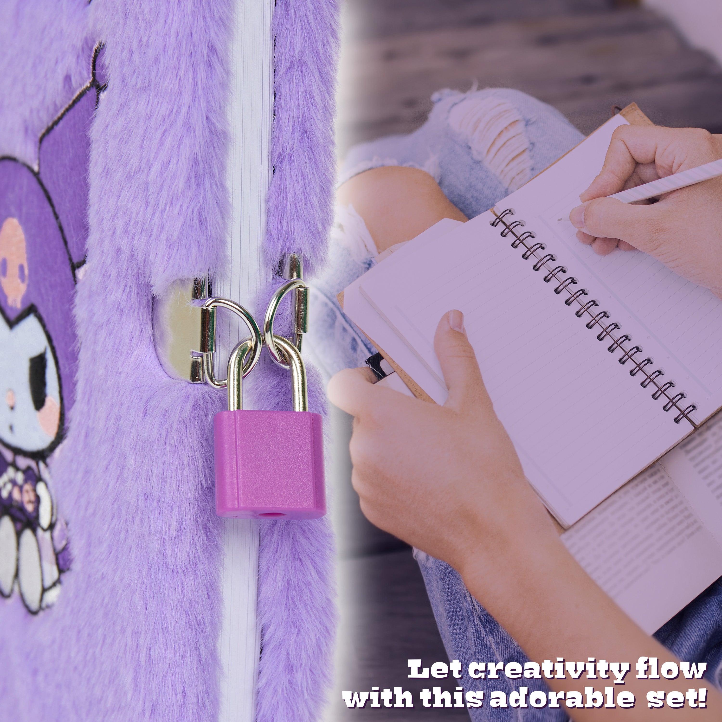 get-trend-hello-kitty-journal-intime-a5-cadenas-kuromi image 4