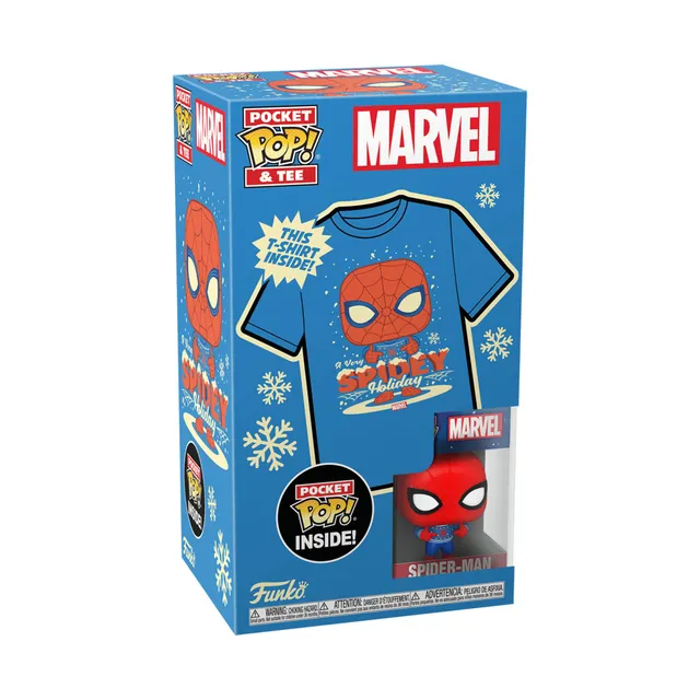 funko-pocket-pop-tee-holiday-spiderman-t-shirt-xl-figurine image 1