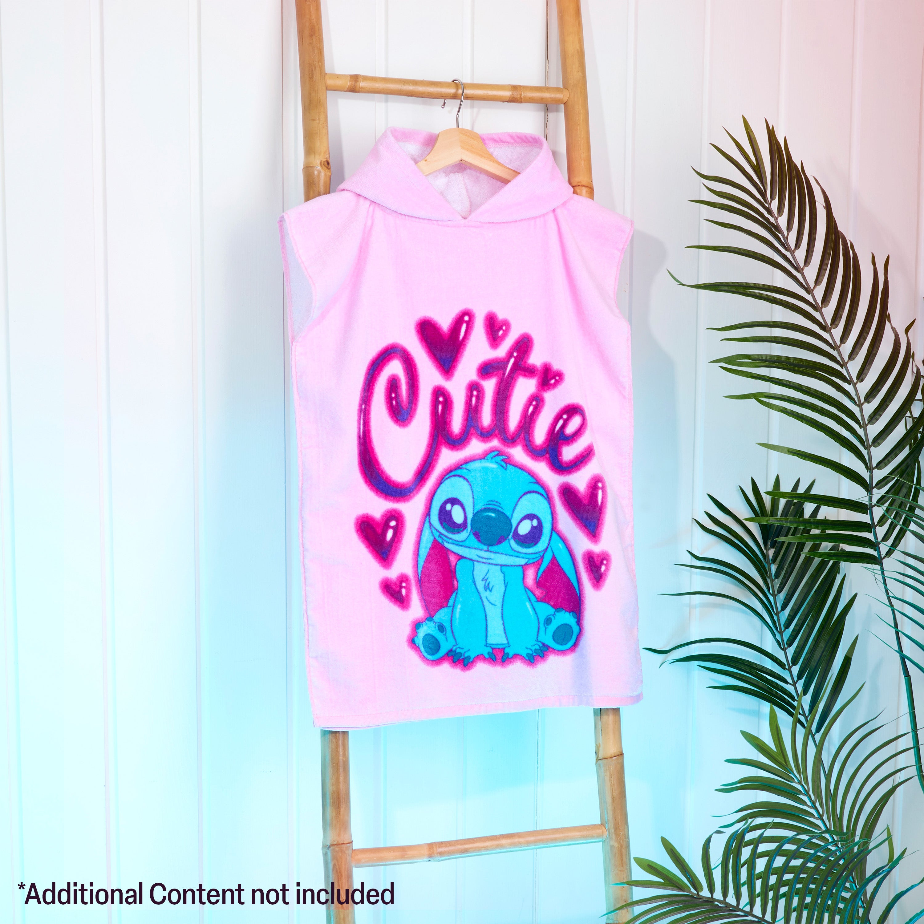 stitch-serviette-poncho-enfant-capuche-coton-plage image 2