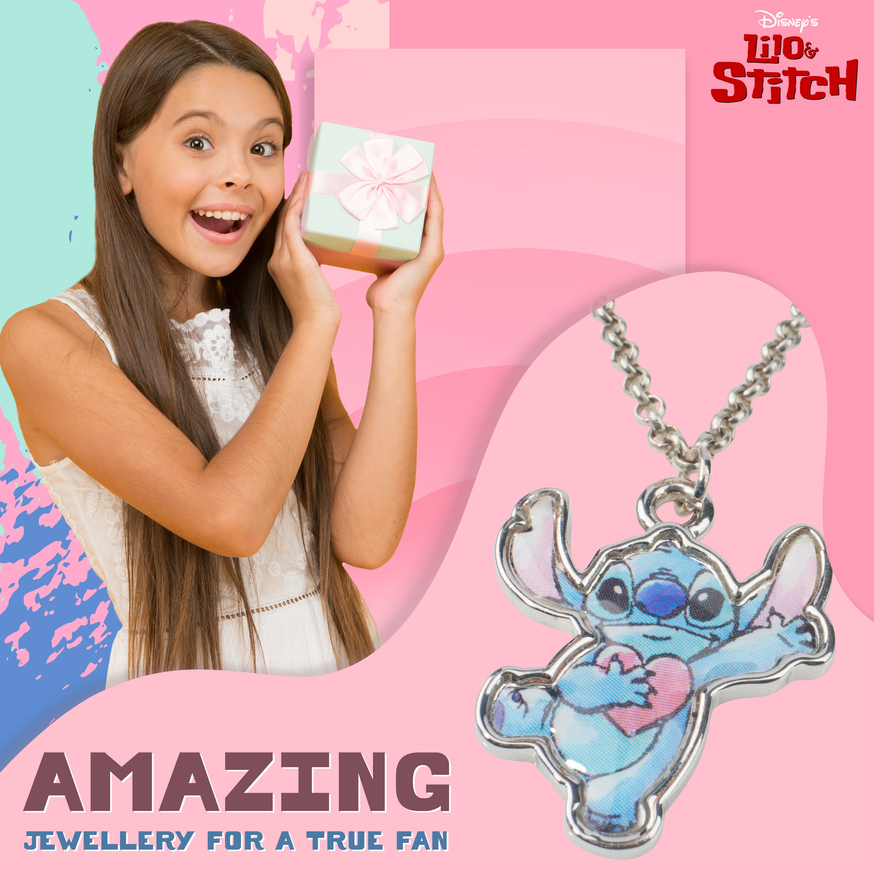 disney-stitch-parure-bijoux-fille-collier-bracelet image 3