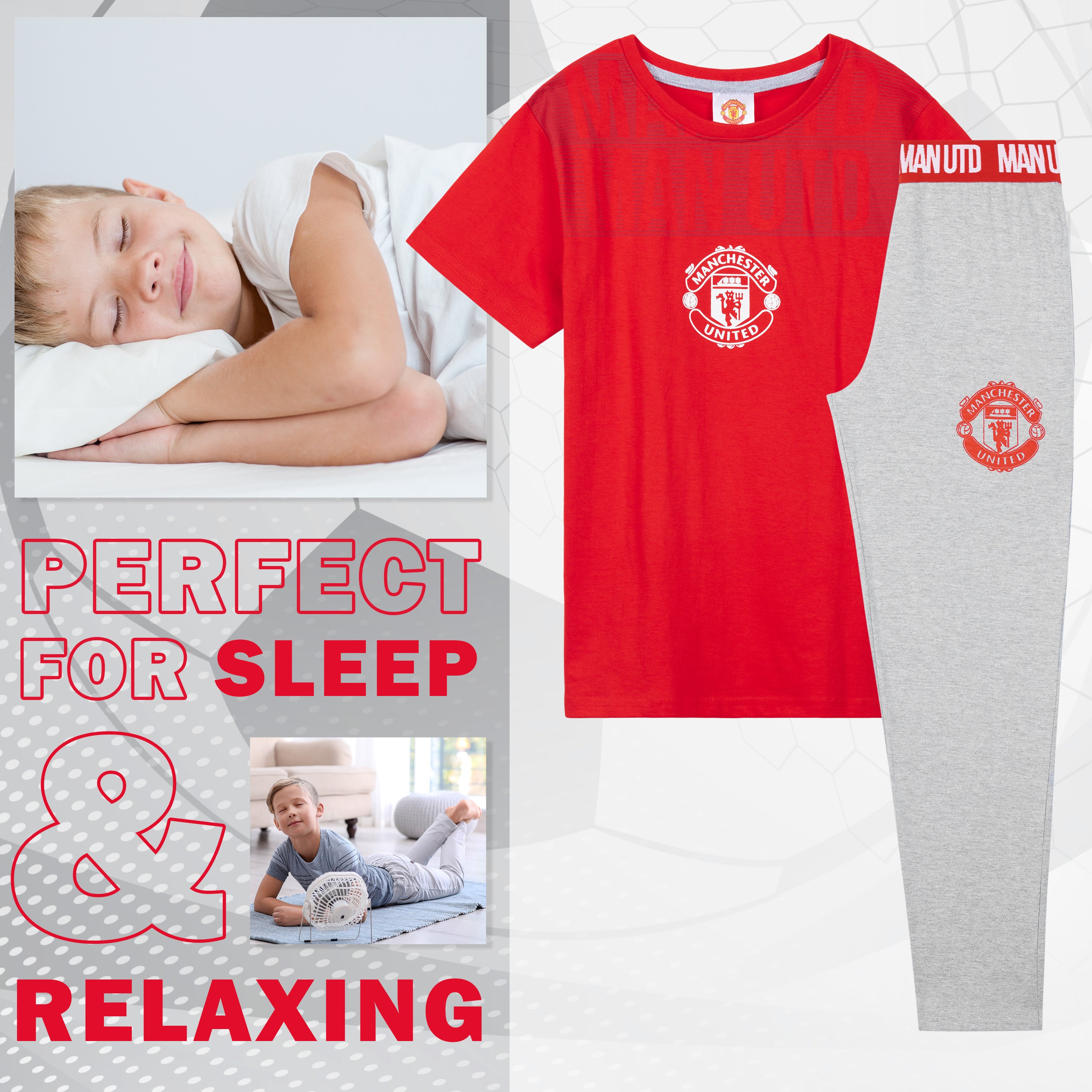 manchester-united-pyjama-gar-on-2-pi-ces-taille-9-10-ans image 4