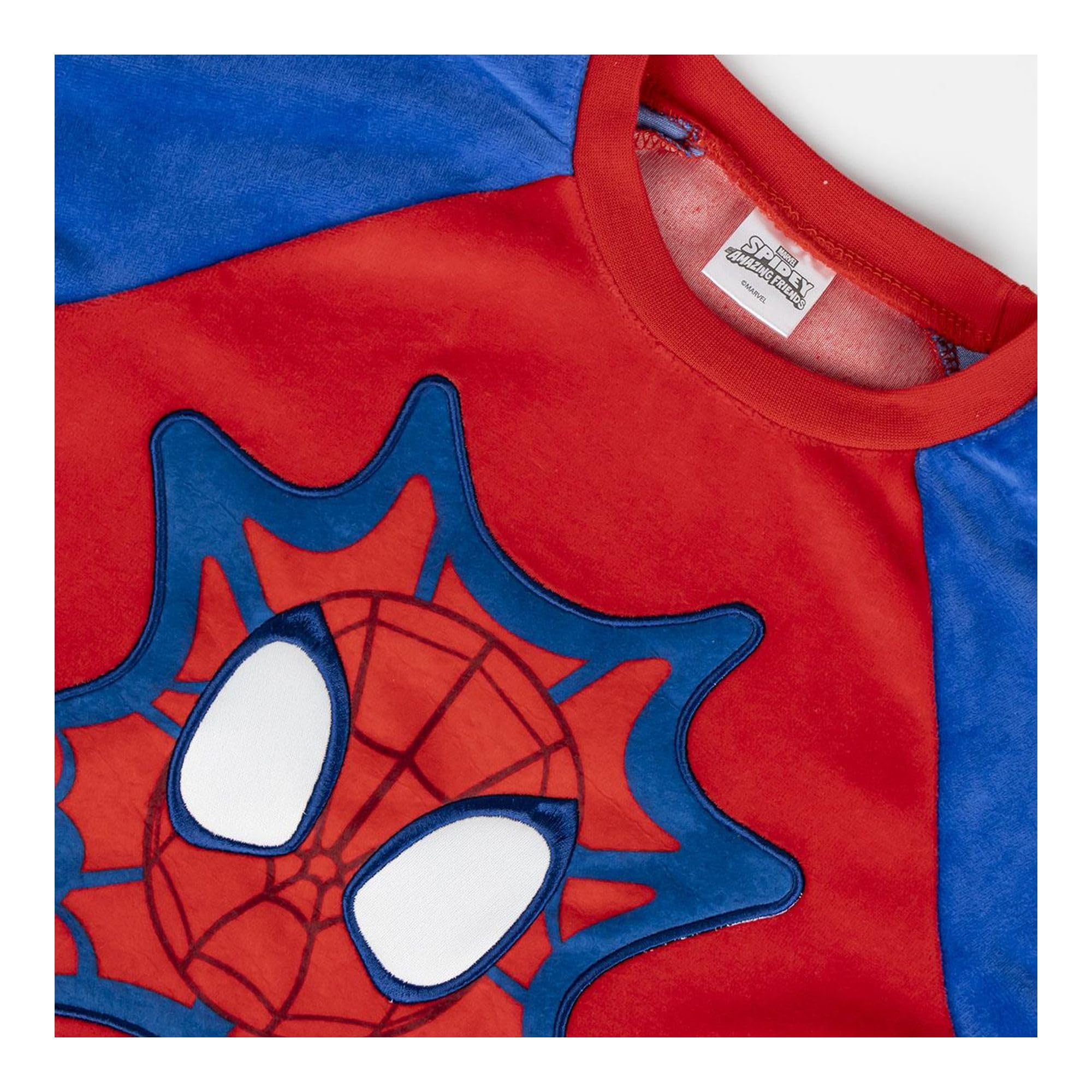 marvel-pyjama-spidey-long-jersey-enfant-3-ans-bleu image 3