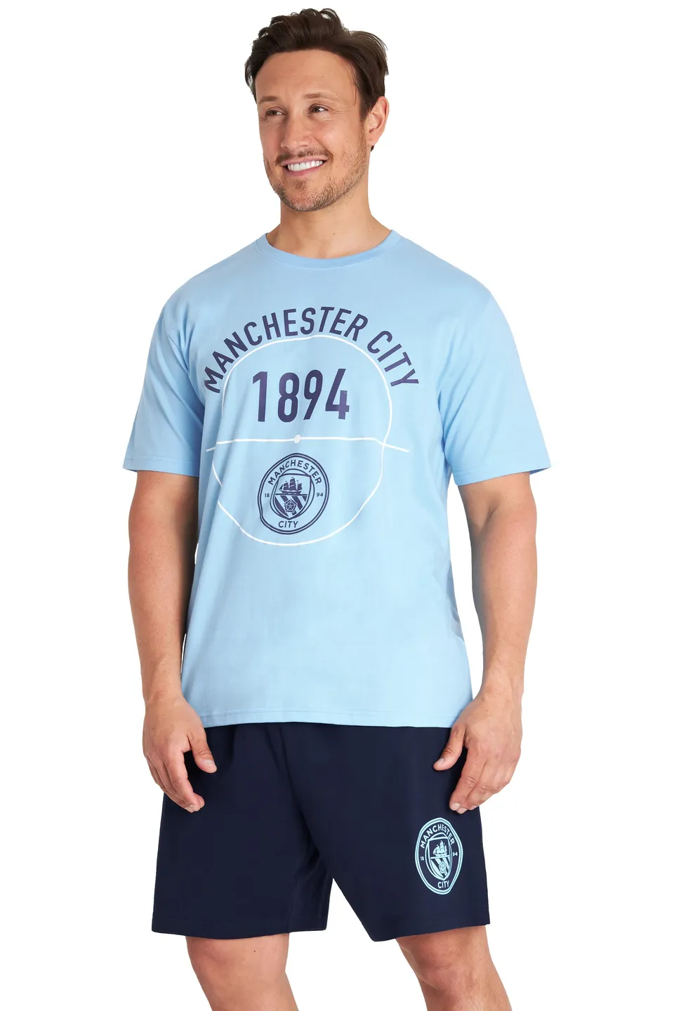 get-trend-men-manchester-city-pyjama-homme-coton-short image 1
