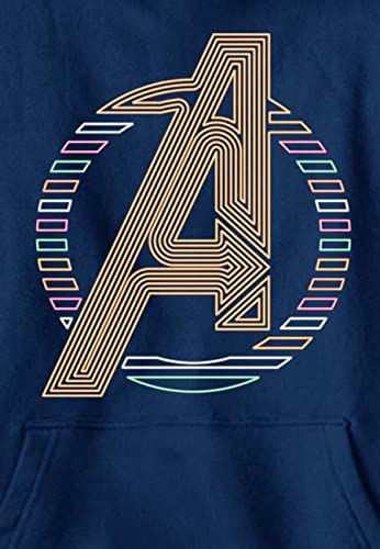 marvel-neon-avengers-icon-sweat-capuche-enfant-9-ans-coton image 6