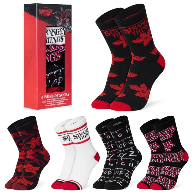 get-trend-women-chaussettes-femme-stranger-things-x5-coton image 1