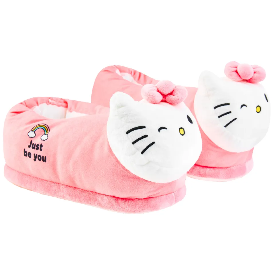 hello-kitty-pantoufles-femme-3d-peluche-antid-rapantes-pointure-4-5 image 1