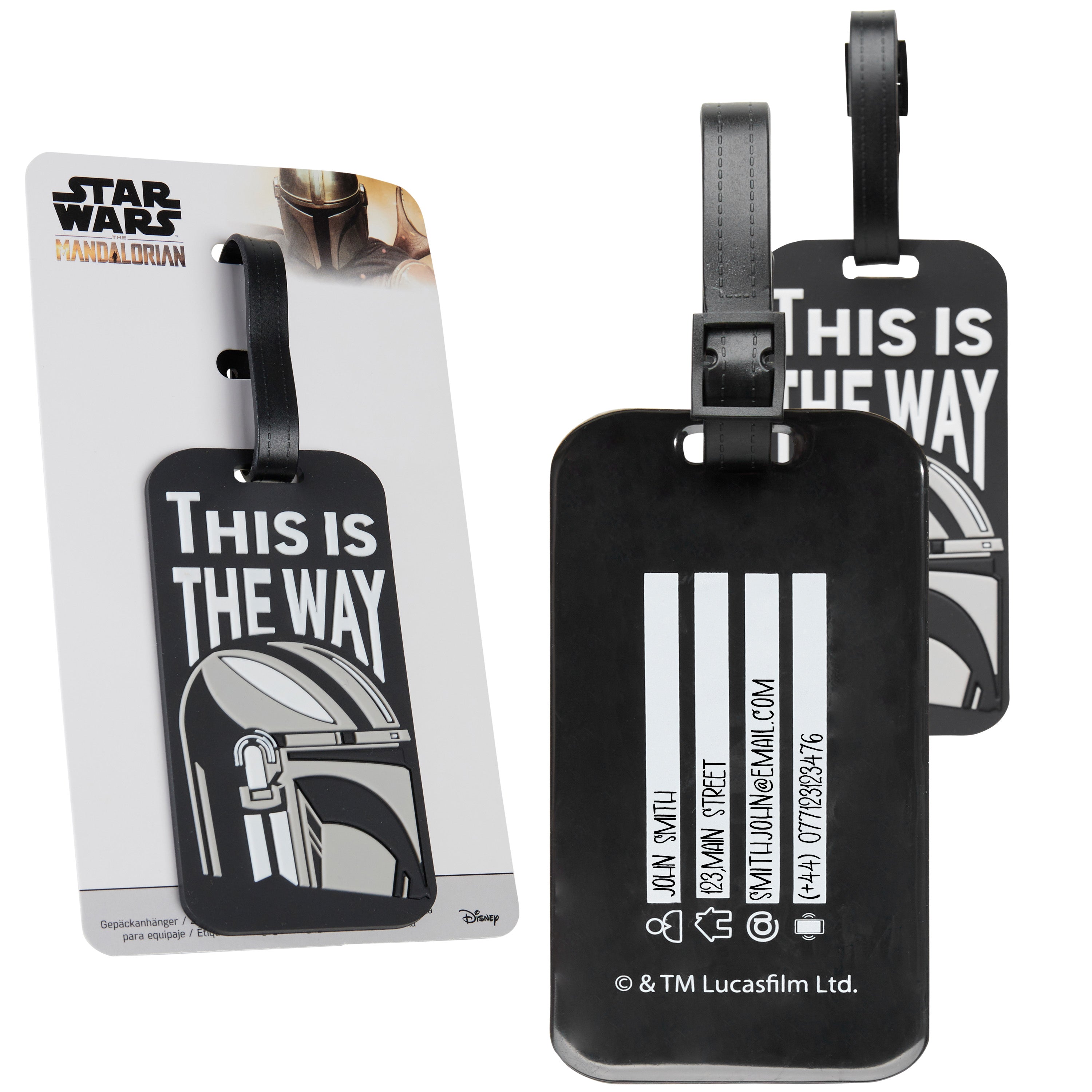 disney-mandalorian-tiquette-valise-pvc-mandalorian image 1