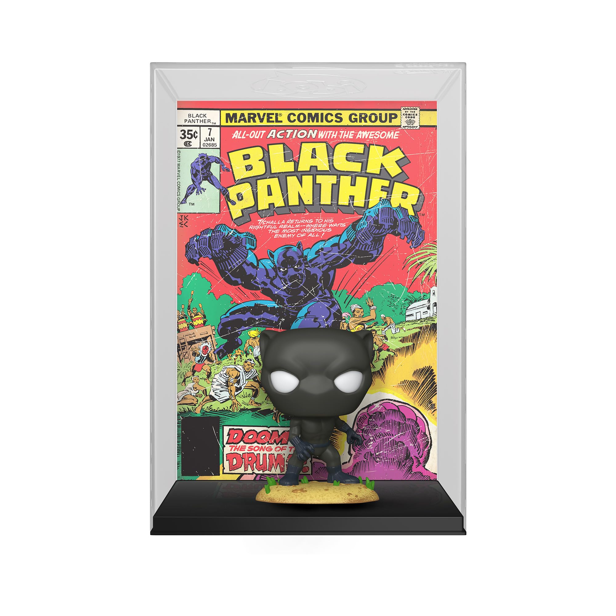 funko-pop-comic-cover-black-panther-figurine-28-cm image 2