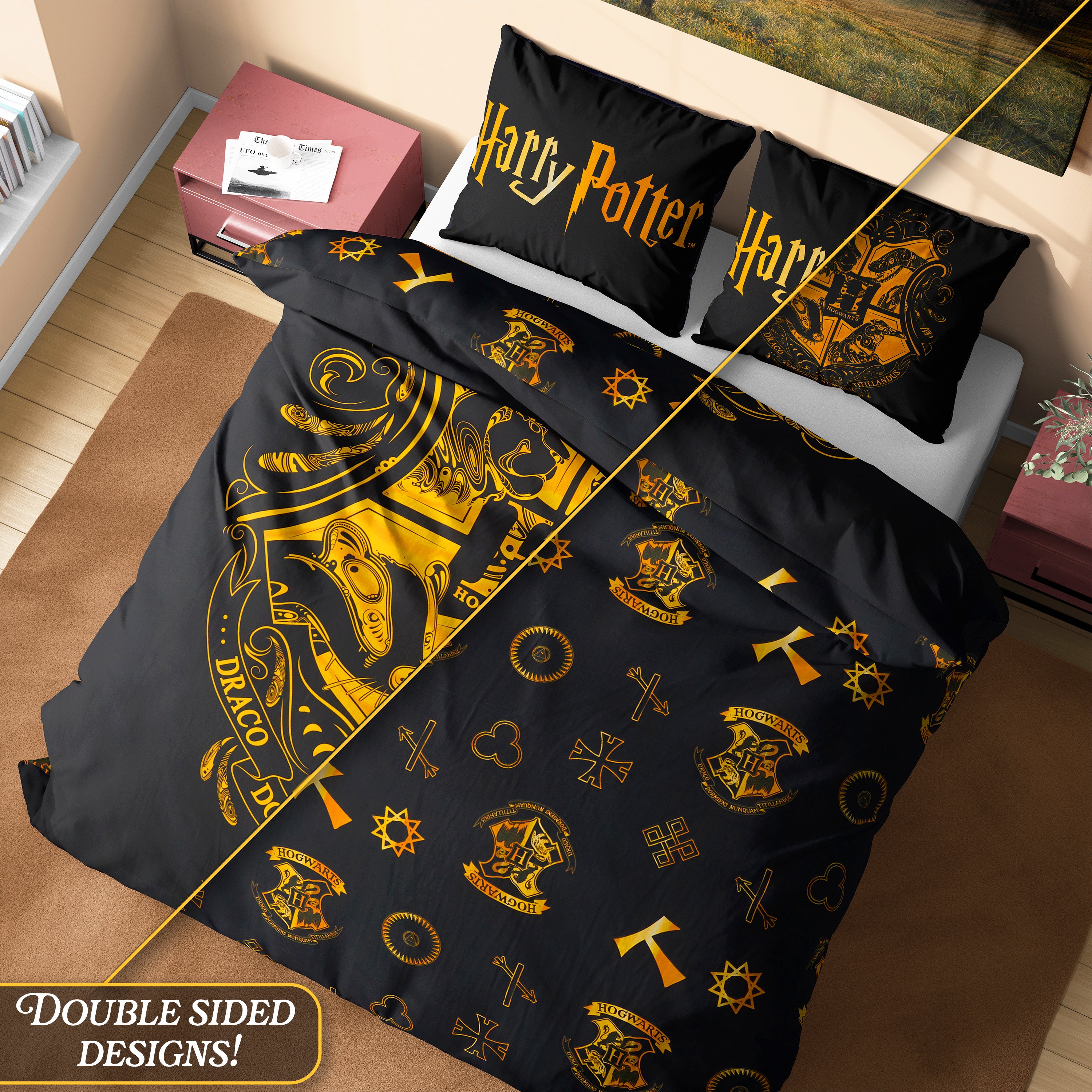 harry-potter-parure-housse-de-couette-simple-ado-coton image 4