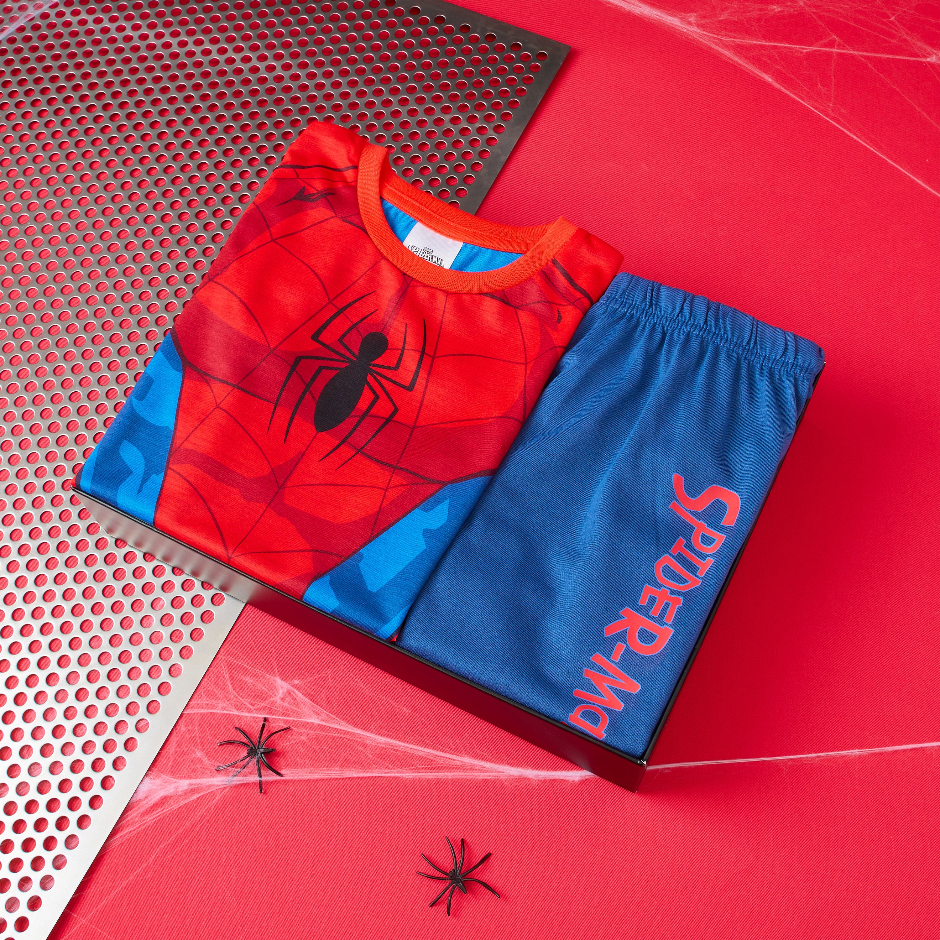 marvel-spiderman-pyjama-gar-on-court-avengers-7-8-ans-coton image 2
