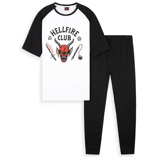 stranger-things-pyjama-homme-coton-t-shirt-pantalon image 1