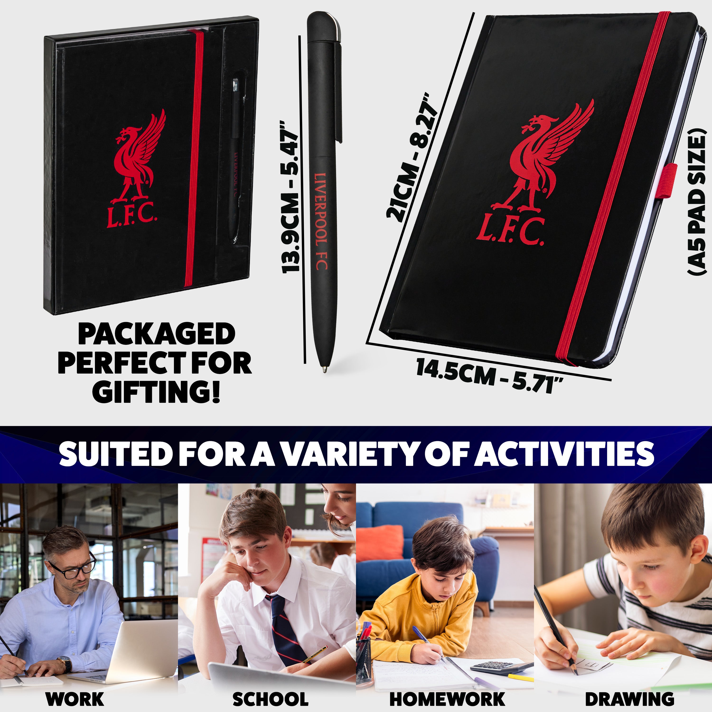 get-trend-school-liverpool-coffret-papeterie-carnet-a4-stylo image 5