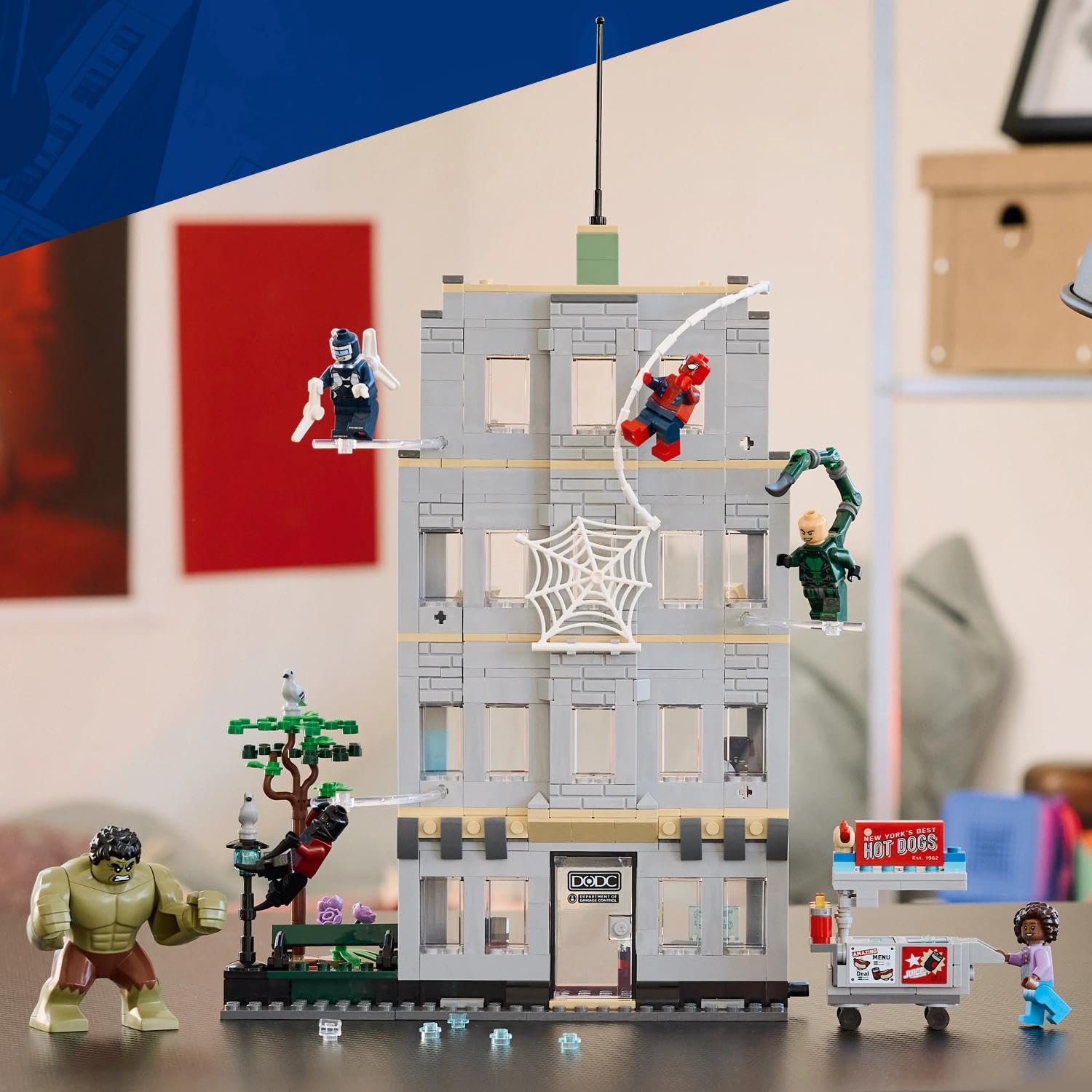 lego-marvel-76350-affrontement-spider-man-hulk-set-534-pi-ces image 7
