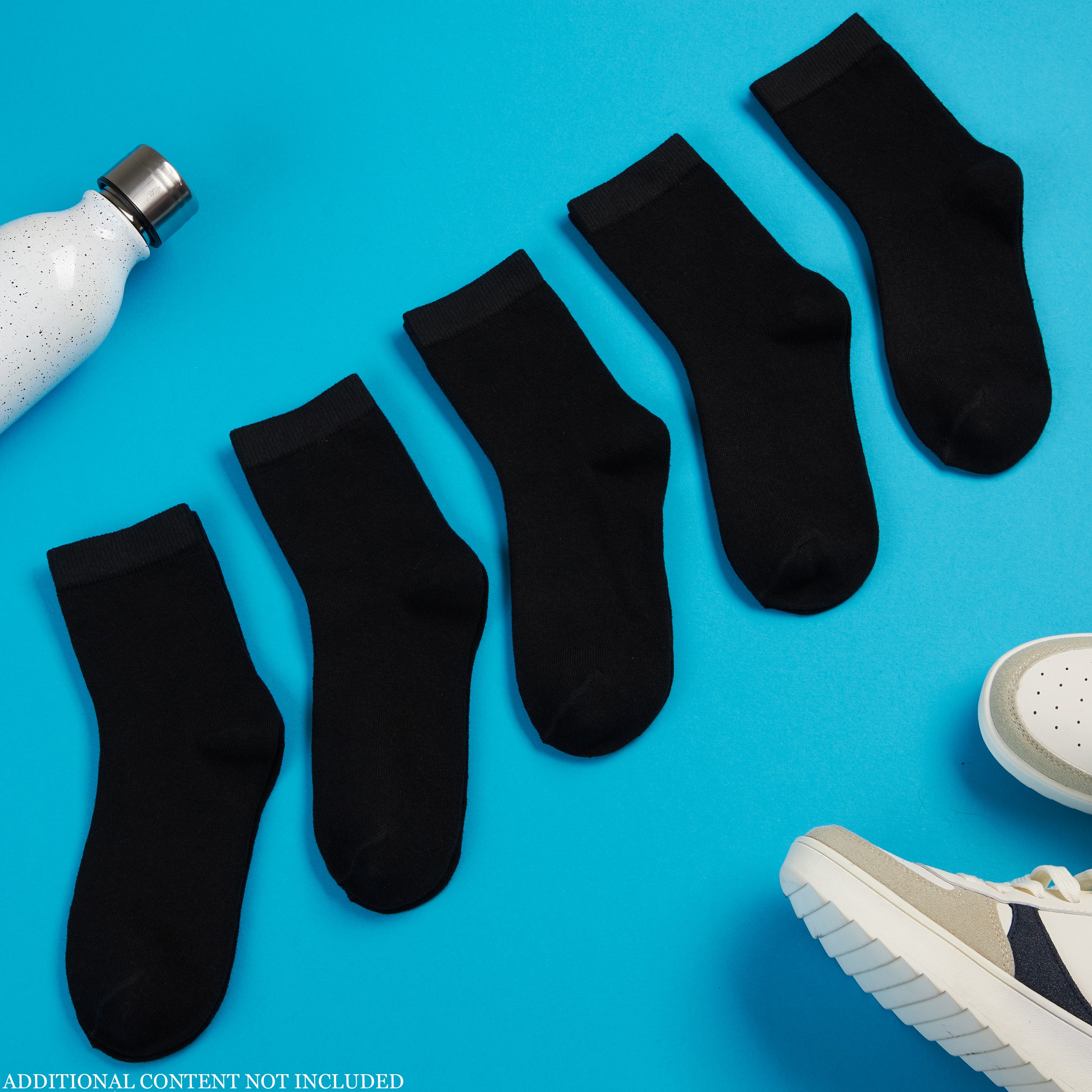 citycomfort-boys-chaussettes-mi-mollet-blanc-lot-de-12-coton image 8