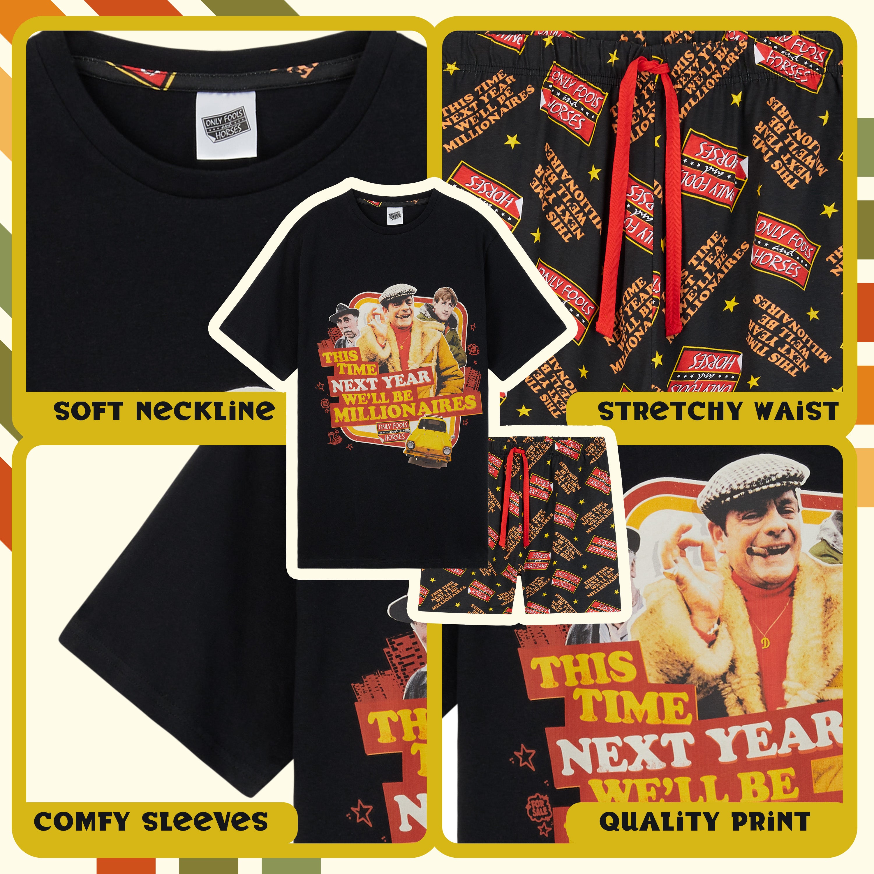 only-fools-and-horses-pyjama-homme-short-t-taille-s image 4