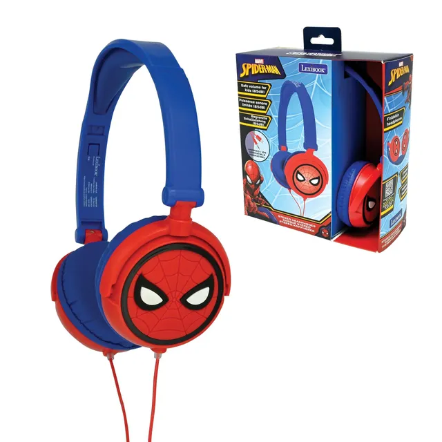 lexibook-spider-man-hp010sp-casque-enfant-st-r-o-jack image 1