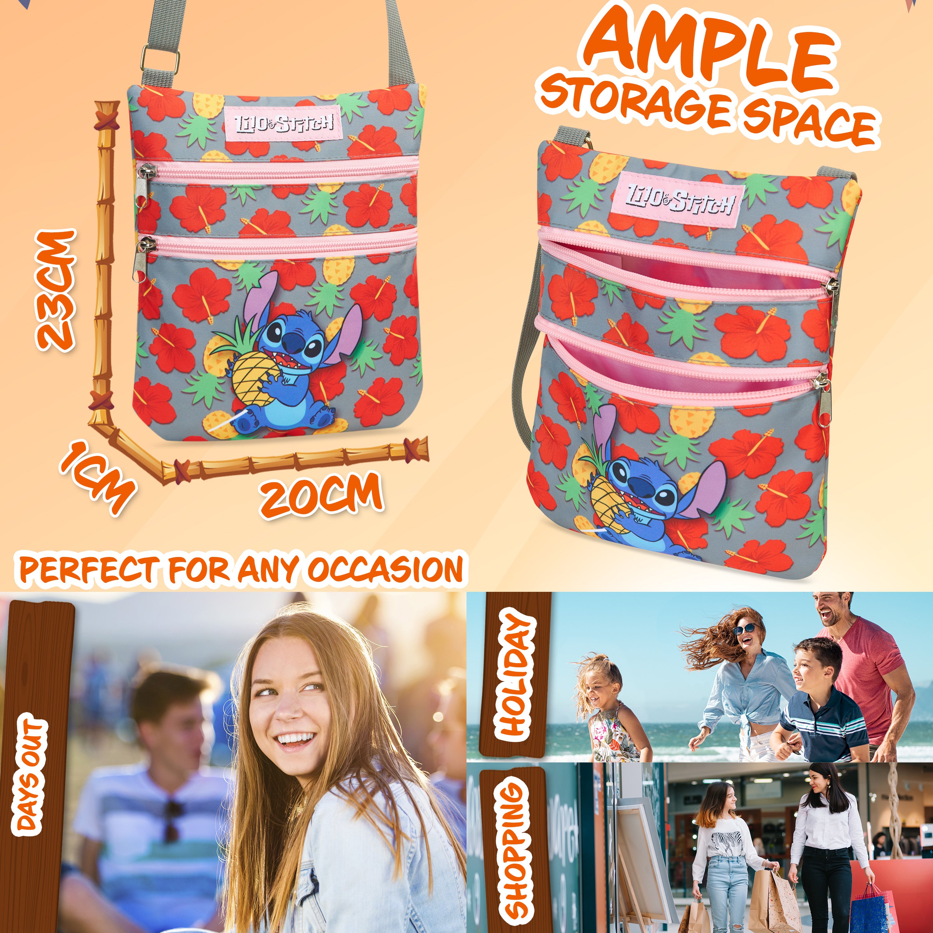 disney-stitch-sac-bandouli-re-fille-sangle-r-glable image 5