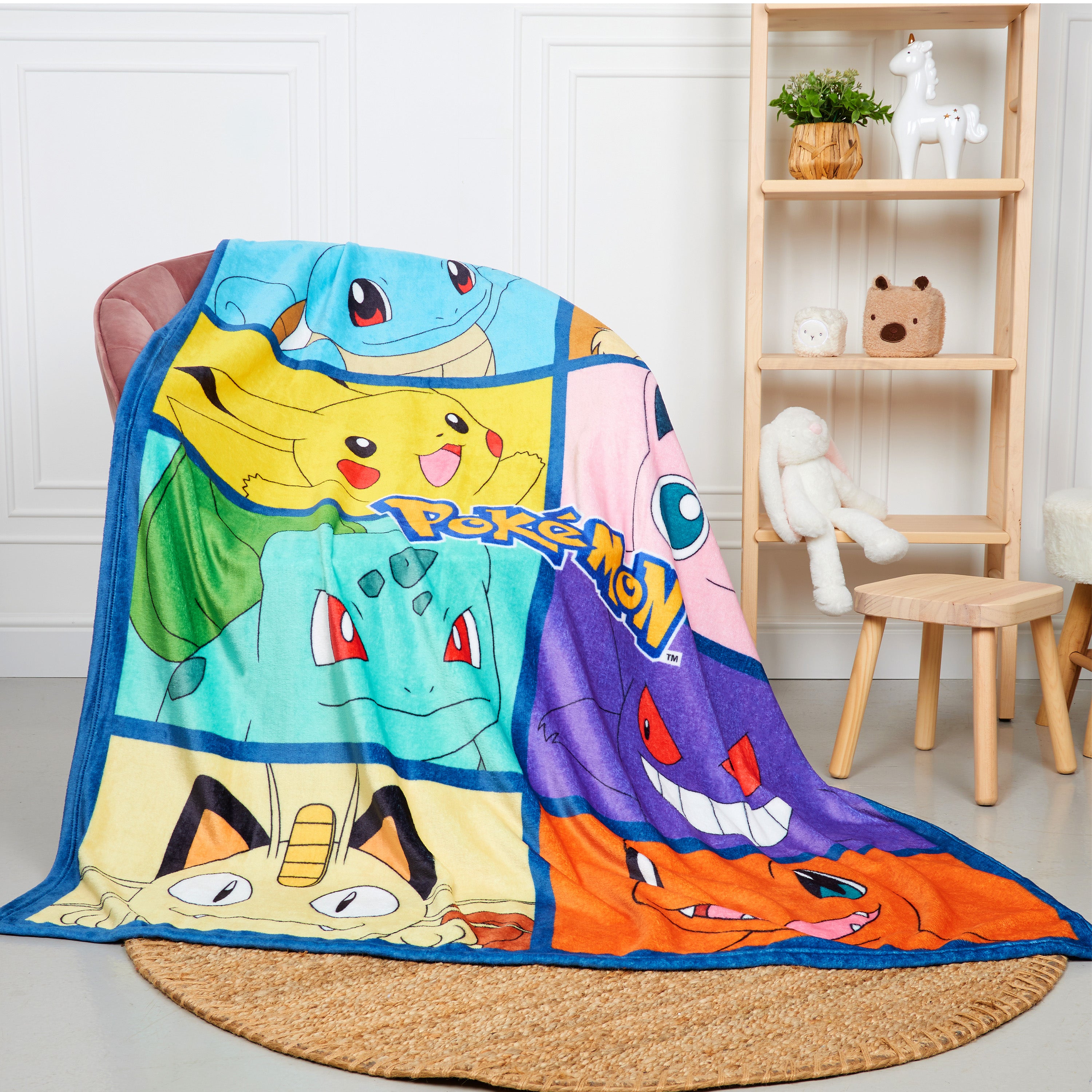 get-trend-home-pok-mon-plaid-polaire-150x130-cm-pikachu image 5