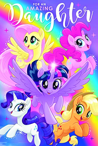 my-little-pony-mp038-carte-anniversaire-fille-paillettes image 2