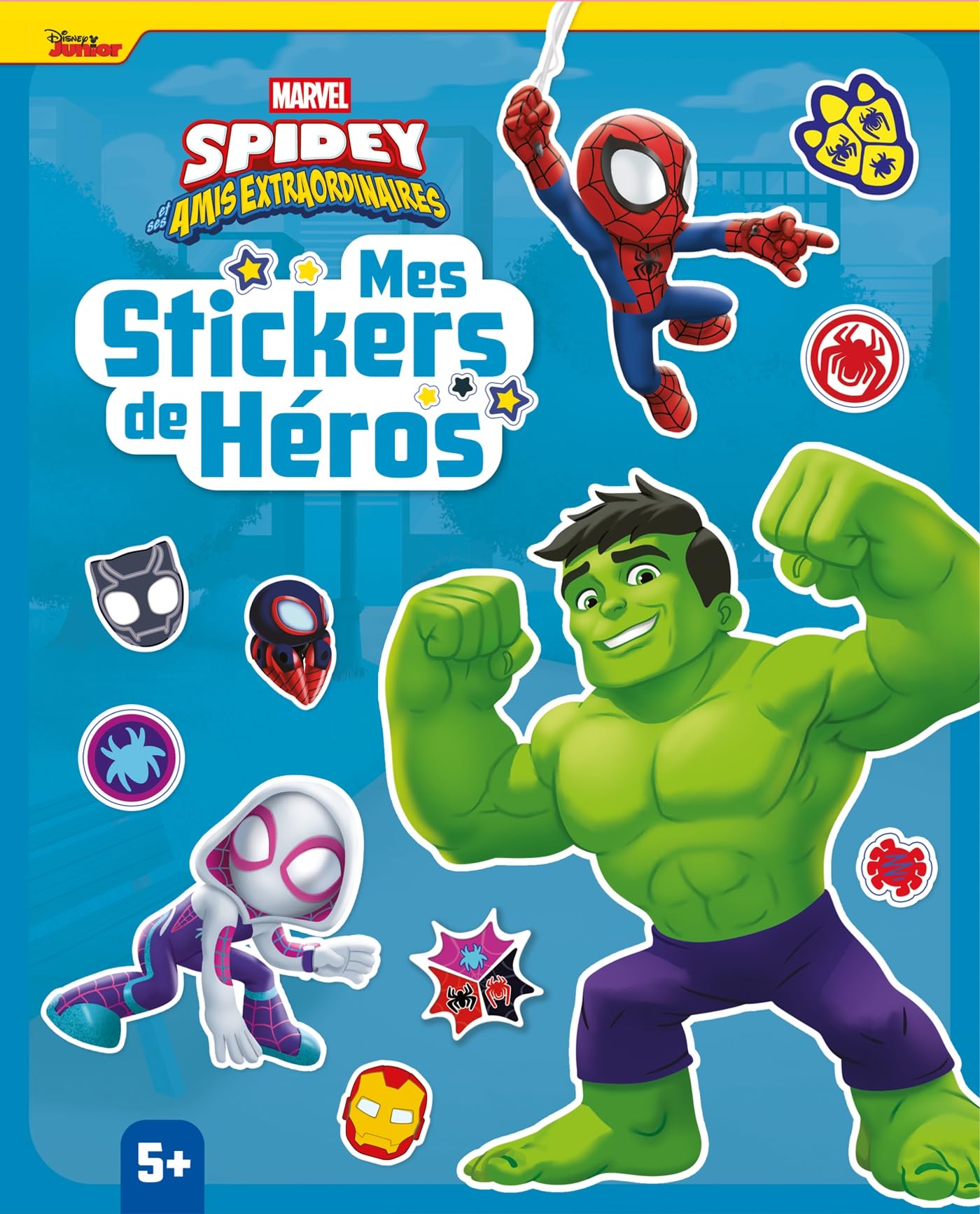 marvel-spidey-mes-stickers-de-h-ros-cahier-coloriage-stickers image 1