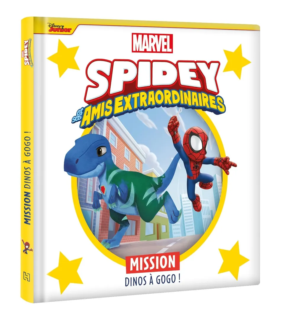 spidey-et-ses-amis-mission-dinos-gogo-livre-marvel image 1