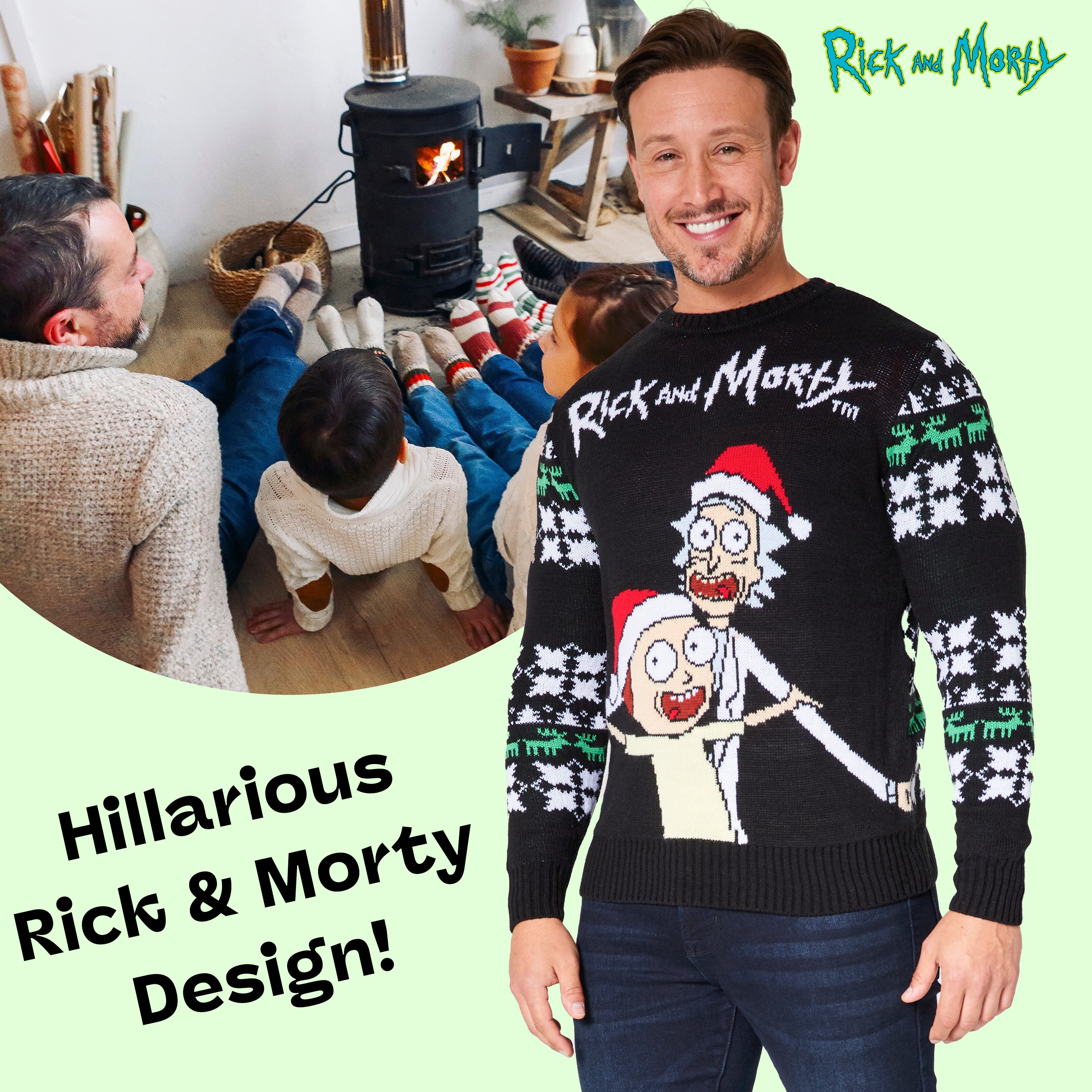 rick-and-morty-pull-no-l-homme-chaud-taille-m image 5