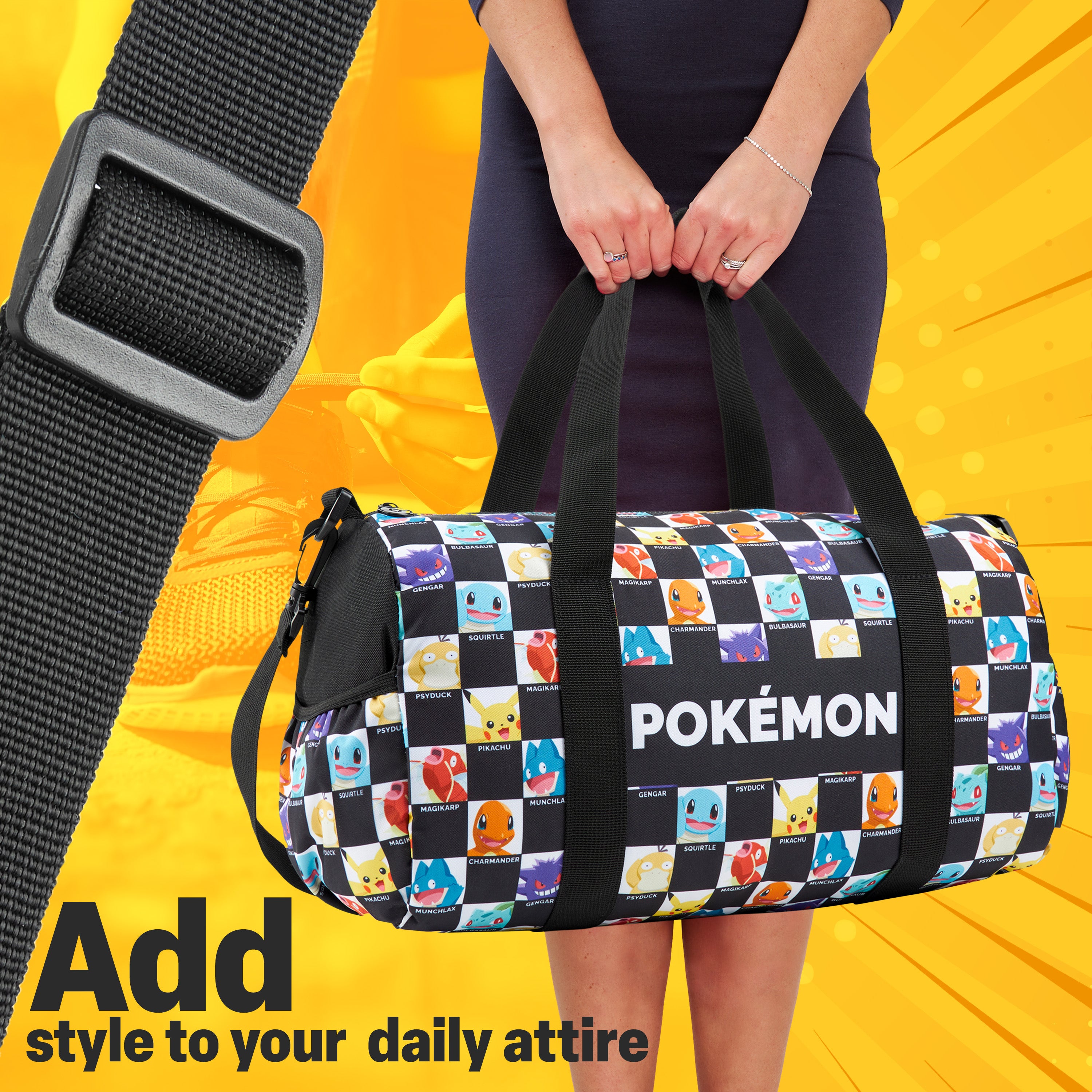 pok-mon-sac-duffle-pikachu-enfant-sport-voyage image 6