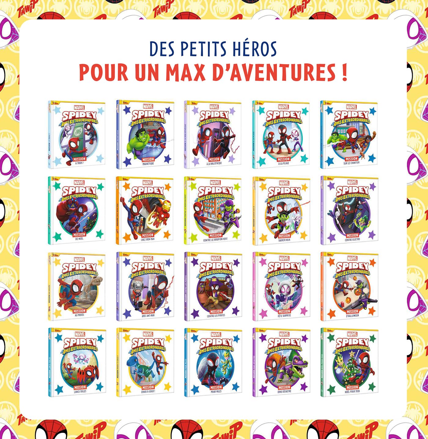 spidey-et-ses-amis-mission-no-l-livre-enfant-marvel image 4