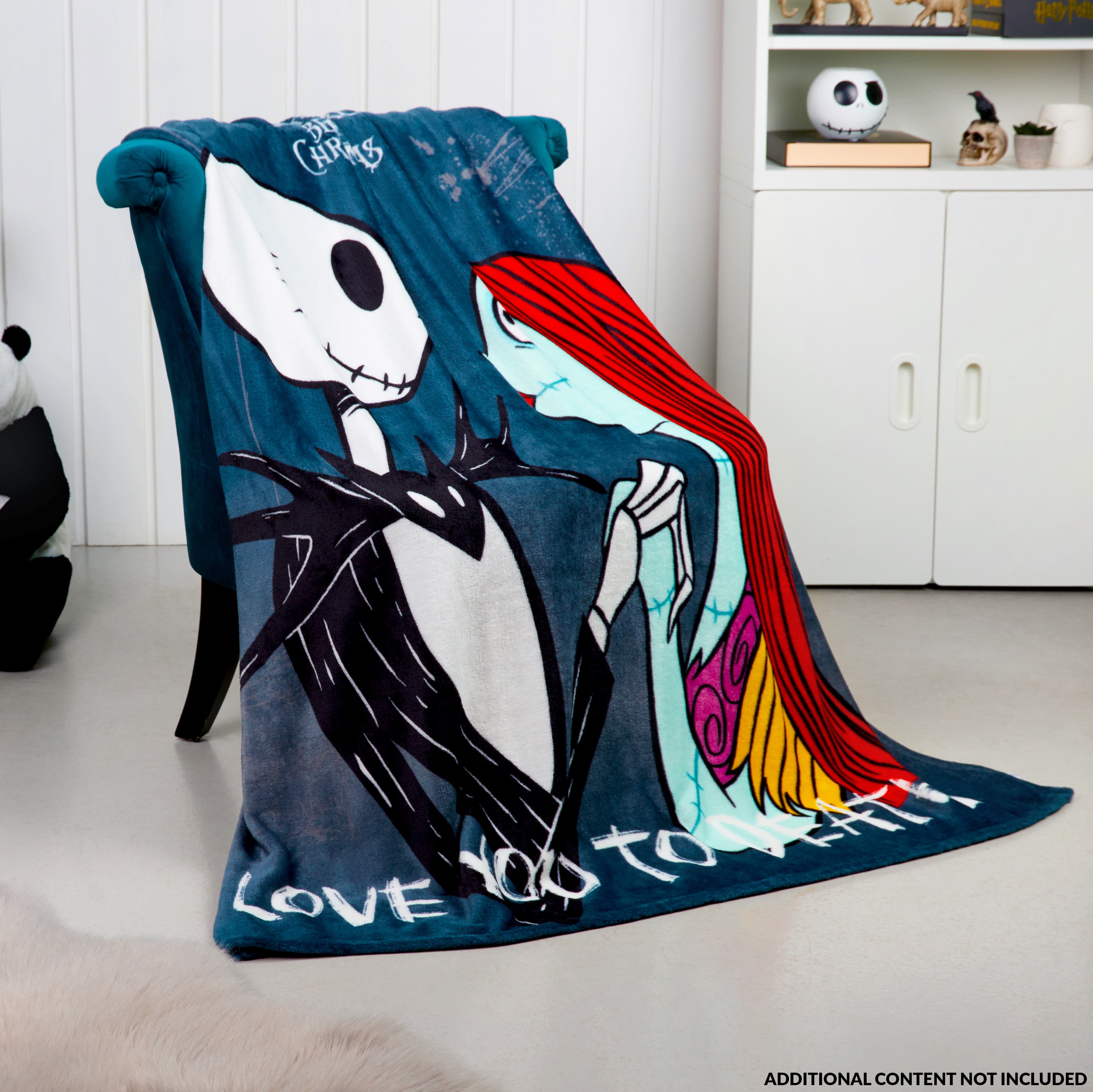 disney-nightmare-before-christmas-plaid-polaire-150x130-cm-multi image 2