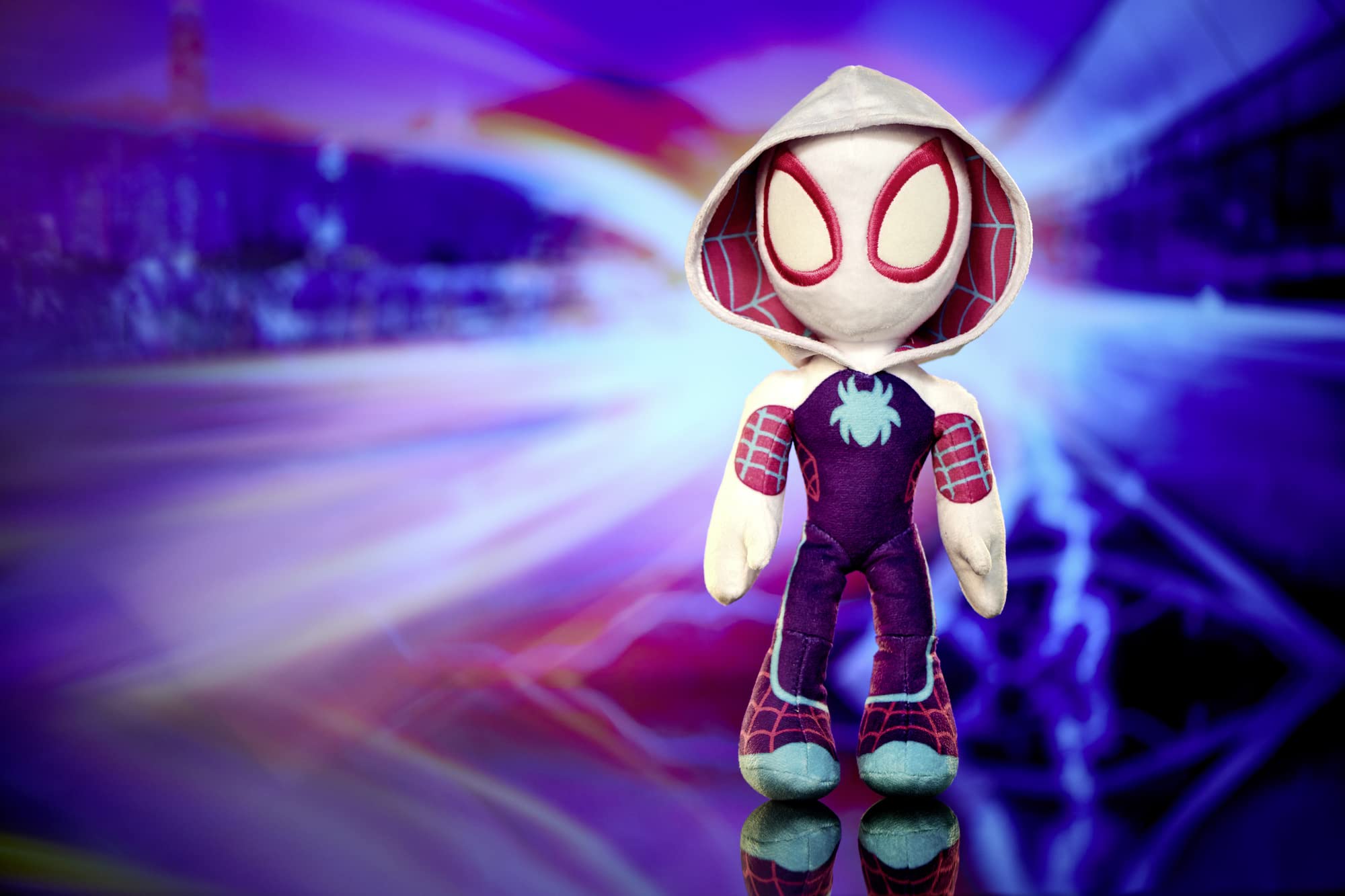 marvel-ghost-spider-peluche-25-cm-yeux-phosphorescents image 8