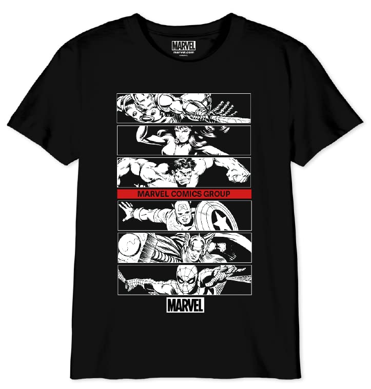 marvel-t-shirt-garcon-blanc-6-ans-coton-super-heros image 4