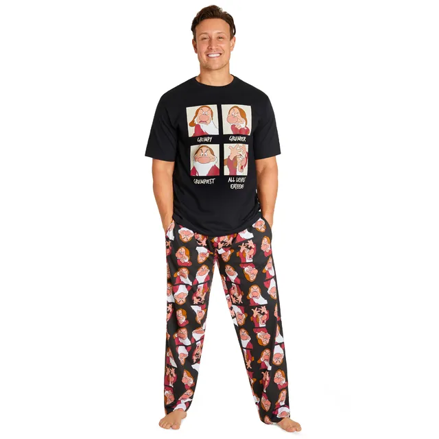disney-grincheux-pyjama-homme-coton-t-shirt-pantalon image 1