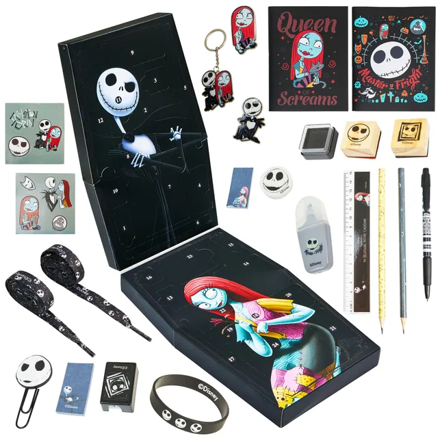 disney-nightmare-before-christmas-calendrier-avent-papeterie-noir image 1
