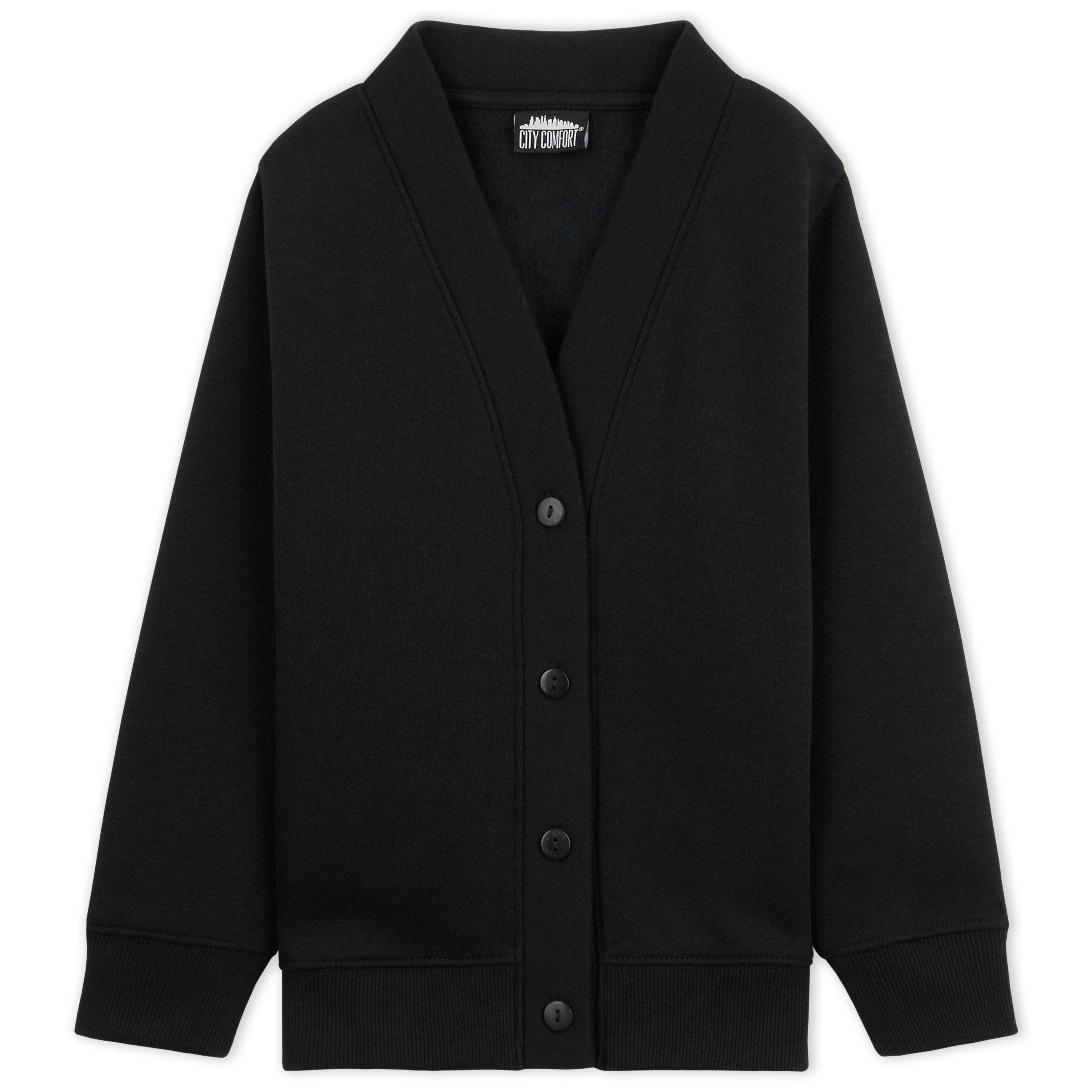 citycomfort-cardigan-boutonn-enfant-gilet-marine-7-8-ans image 8