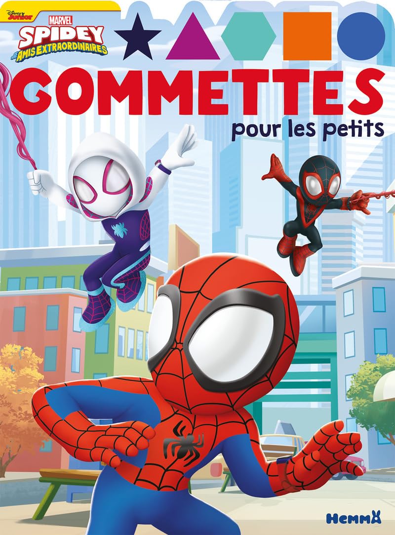 marvel-spidey-et-ses-amis-livre-gommettes-pour-les-petits-3-ans image 1