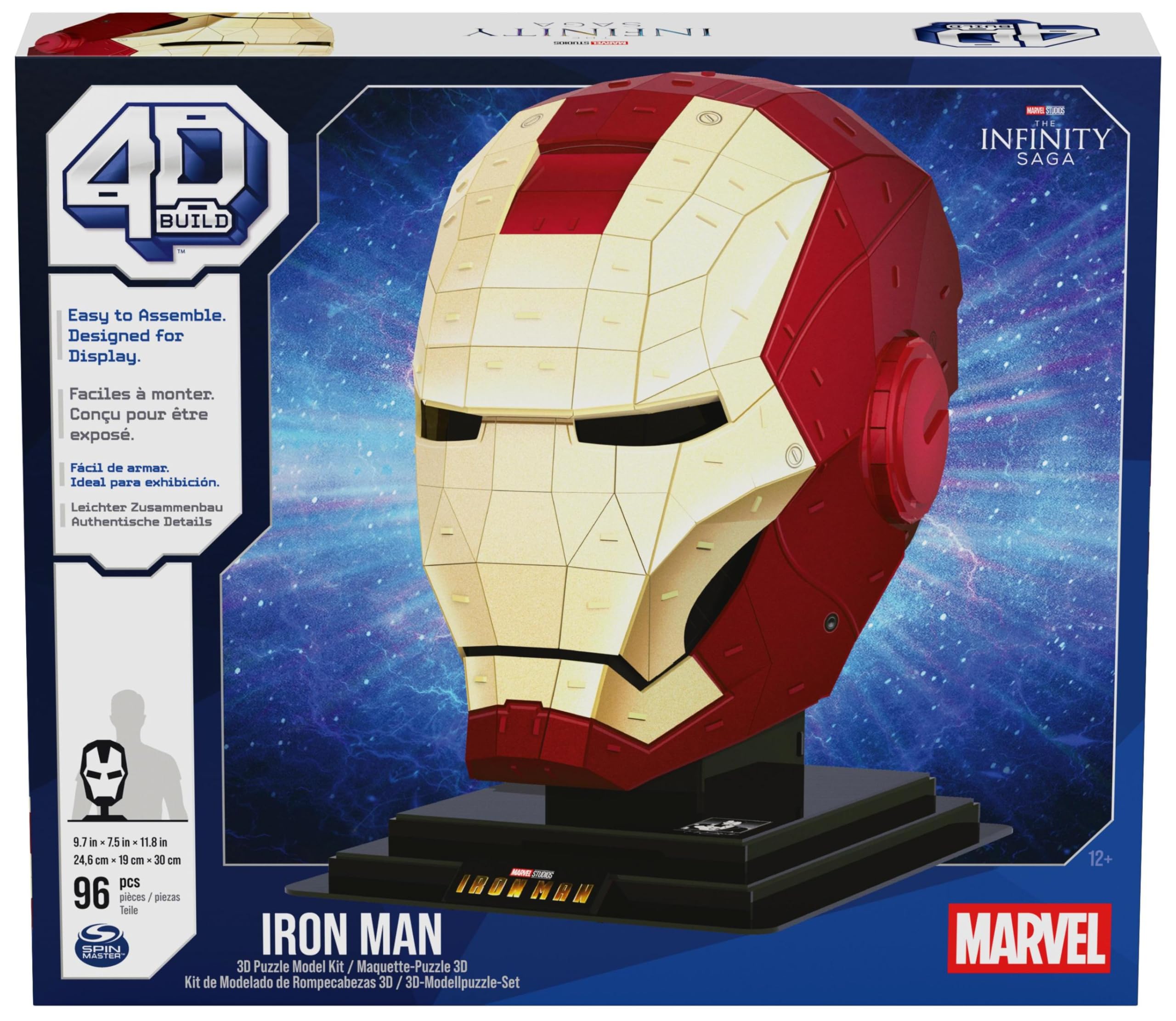 4d-build-marvel-casque-iron-man-puzzle-3d-96-pcs-30-cm image 7
