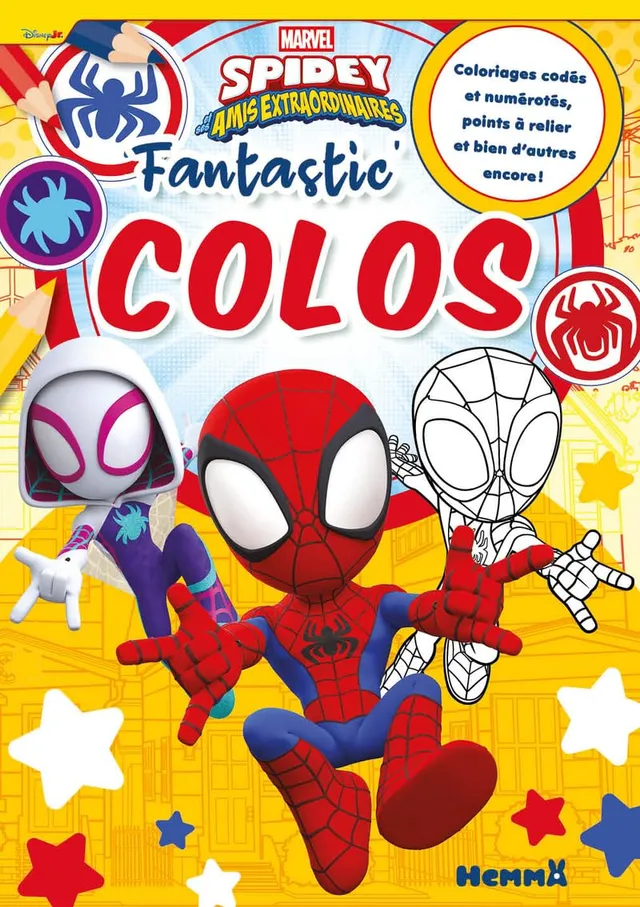 marvel-spidey-et-ses-amis-fantastic-colos-livre-coloriage-5-ans image 1