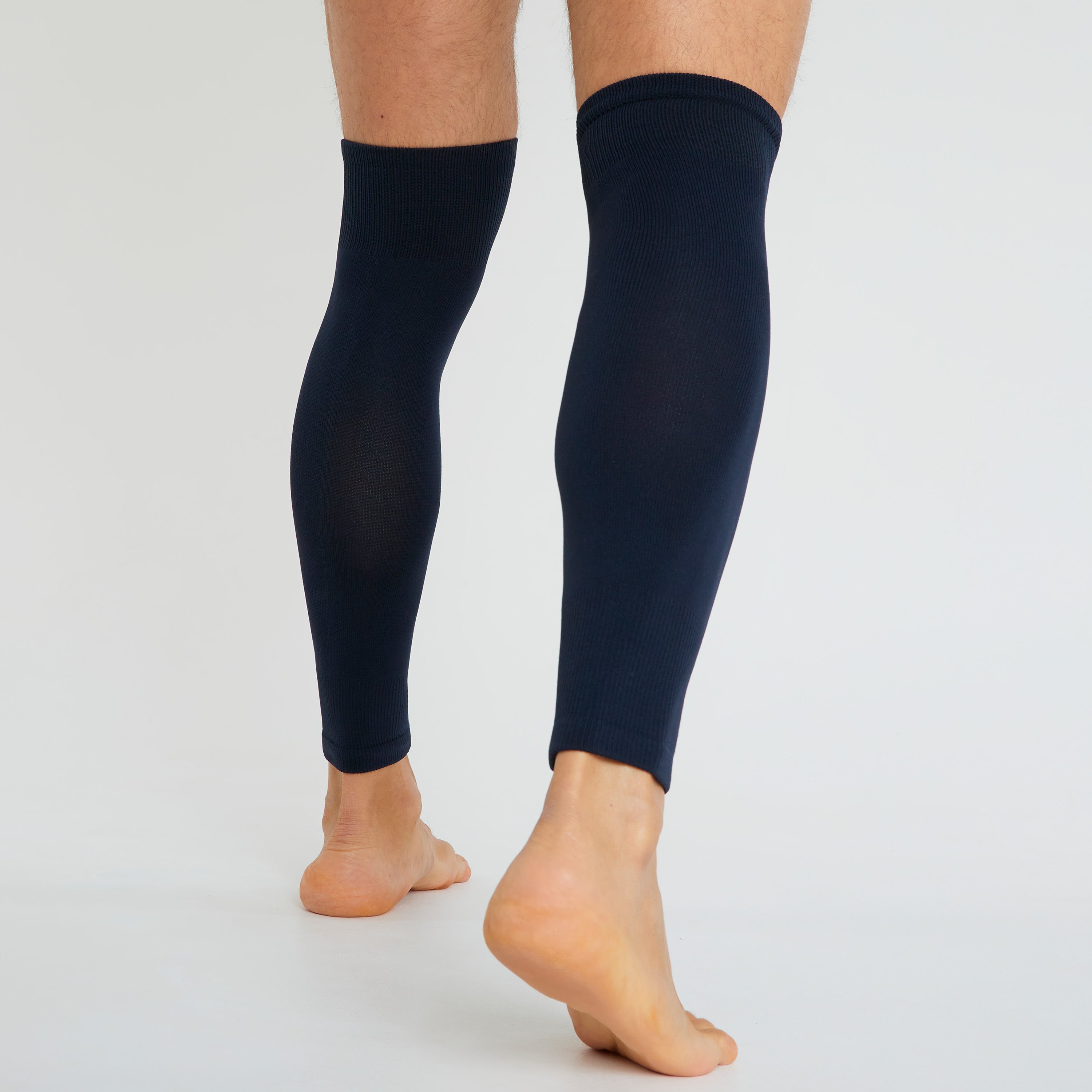 manchettes-foot-prot-ge-tibias-marine-taille-unique-mixte image 5