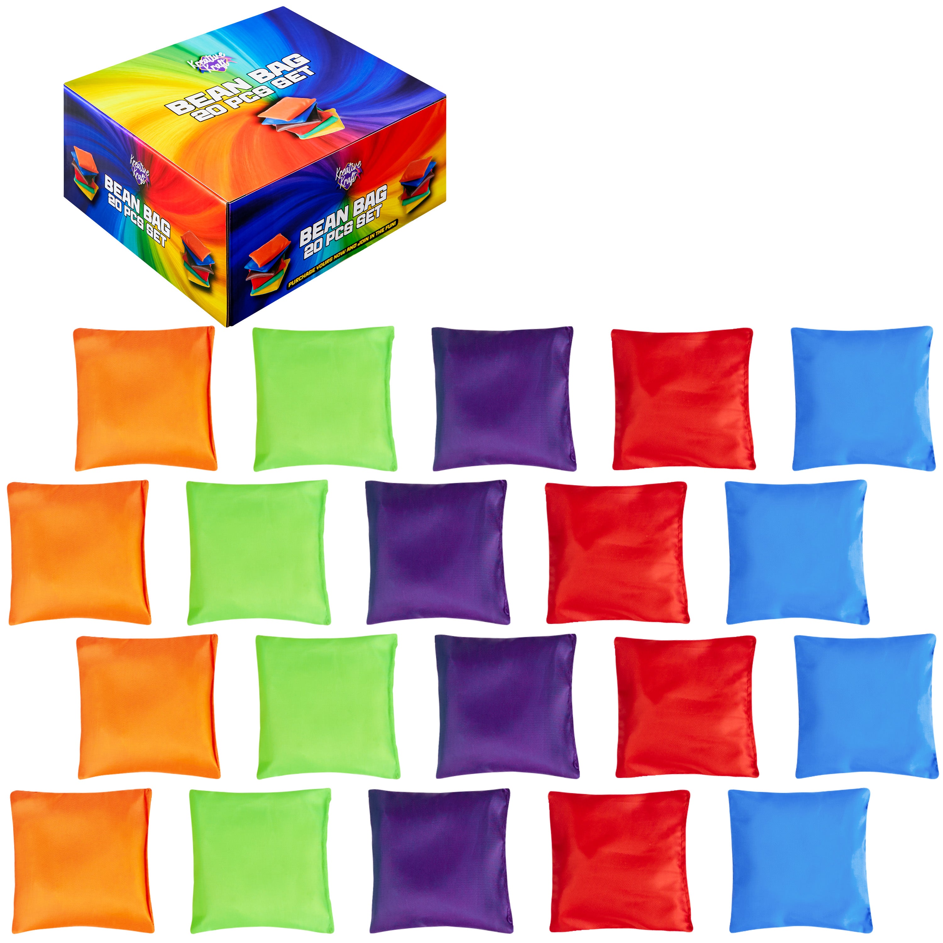 kreativekraft-lot-20-sacs-lest-s-jeux-ext-rieur-multicolore image 1