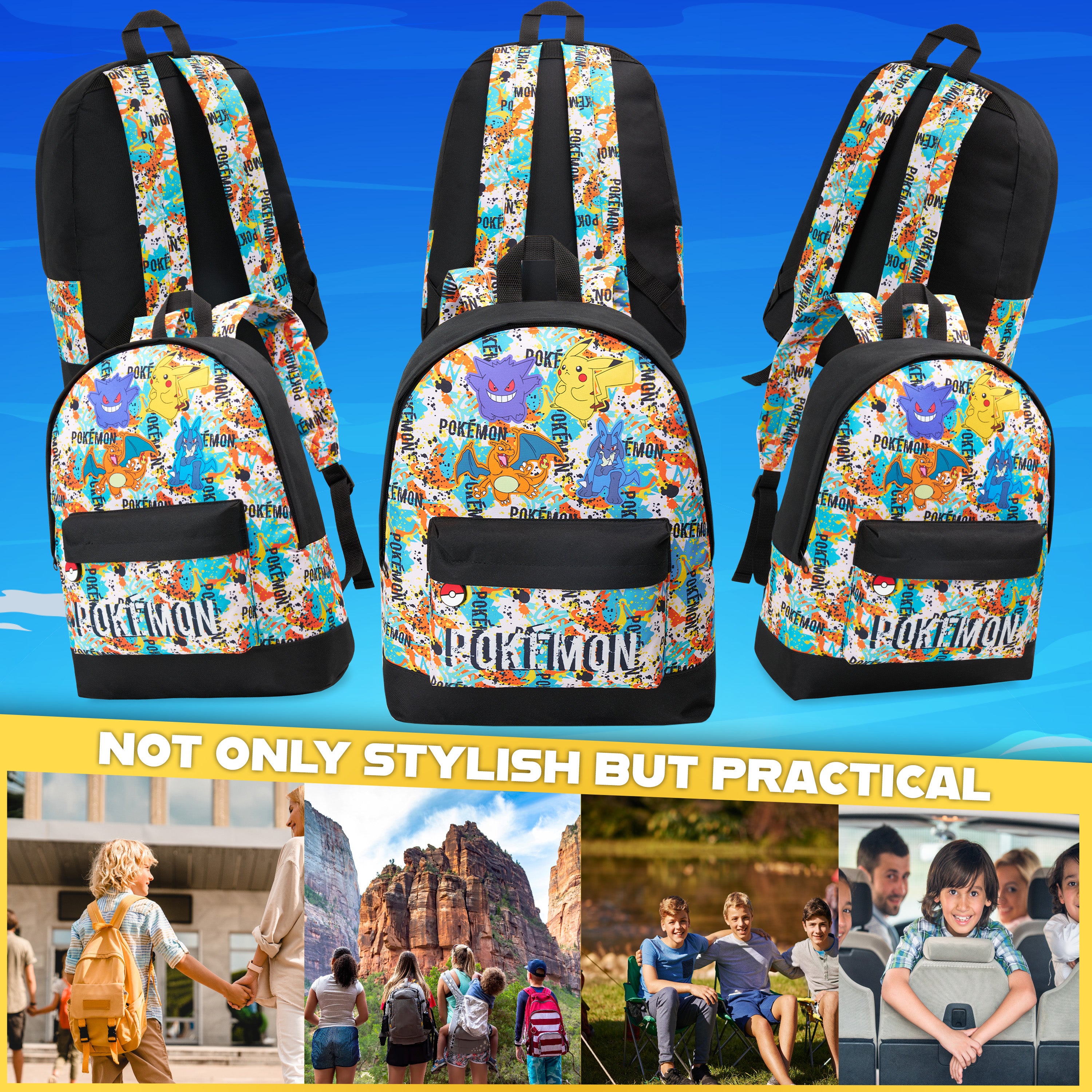 get-trend-pok-mon-sac-dos-pikachu-enfant-et-ado image 6