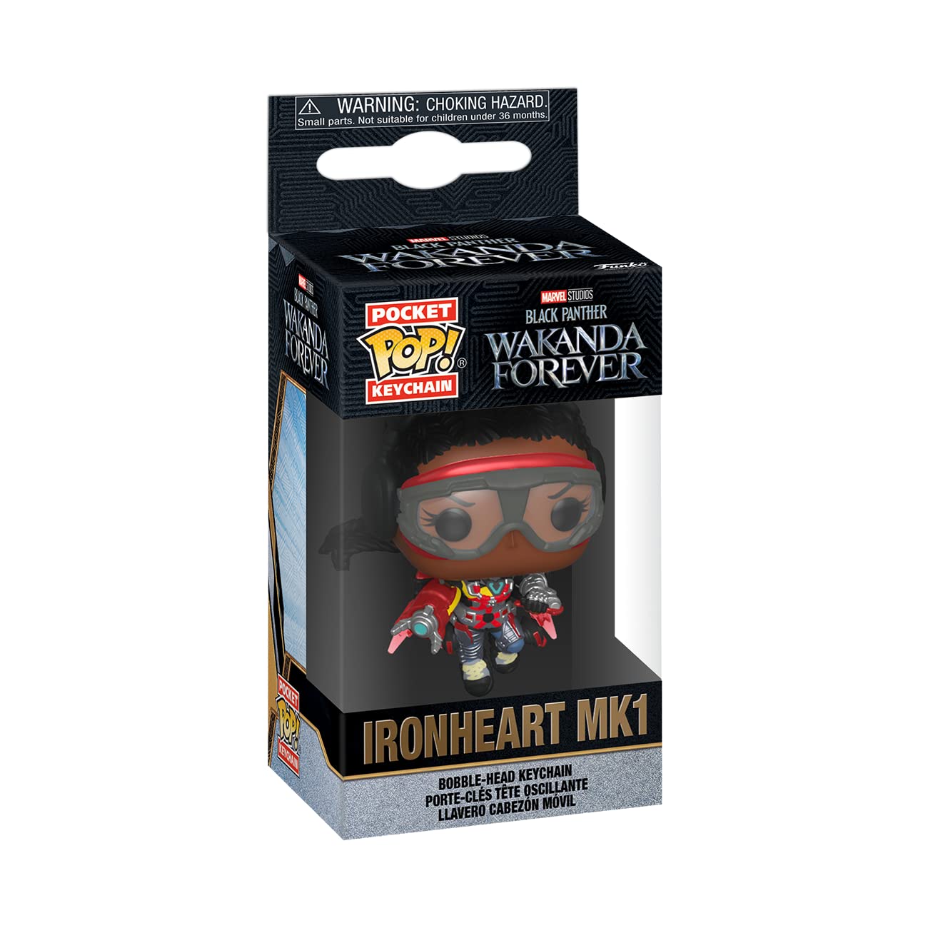 funko-pop-black-panther-wakanda-forever-porte-cl-s-ironheart-vinyle image 2