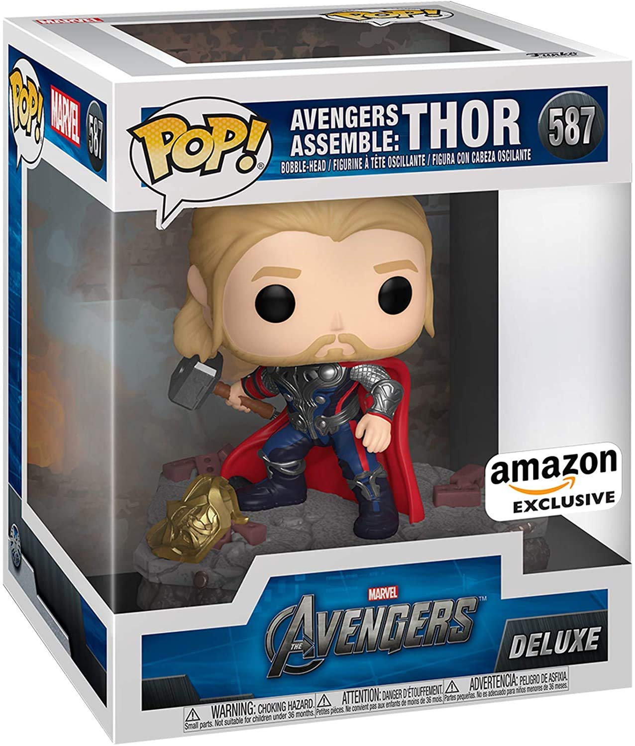 funko-pop-deluxe-thor-assemble-figurine-vinyle-15-cm image 2
