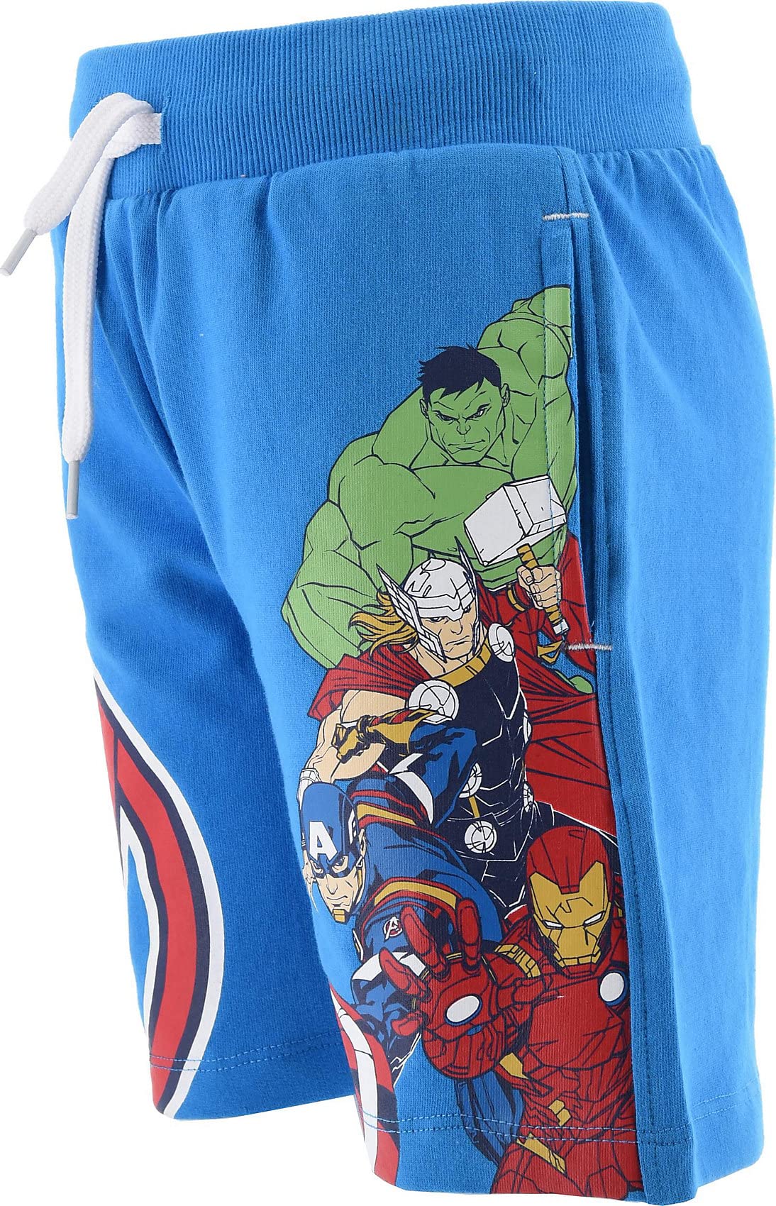 marvel-bermuda-gar-on-coton-bleu-imprim-8-ans image 3