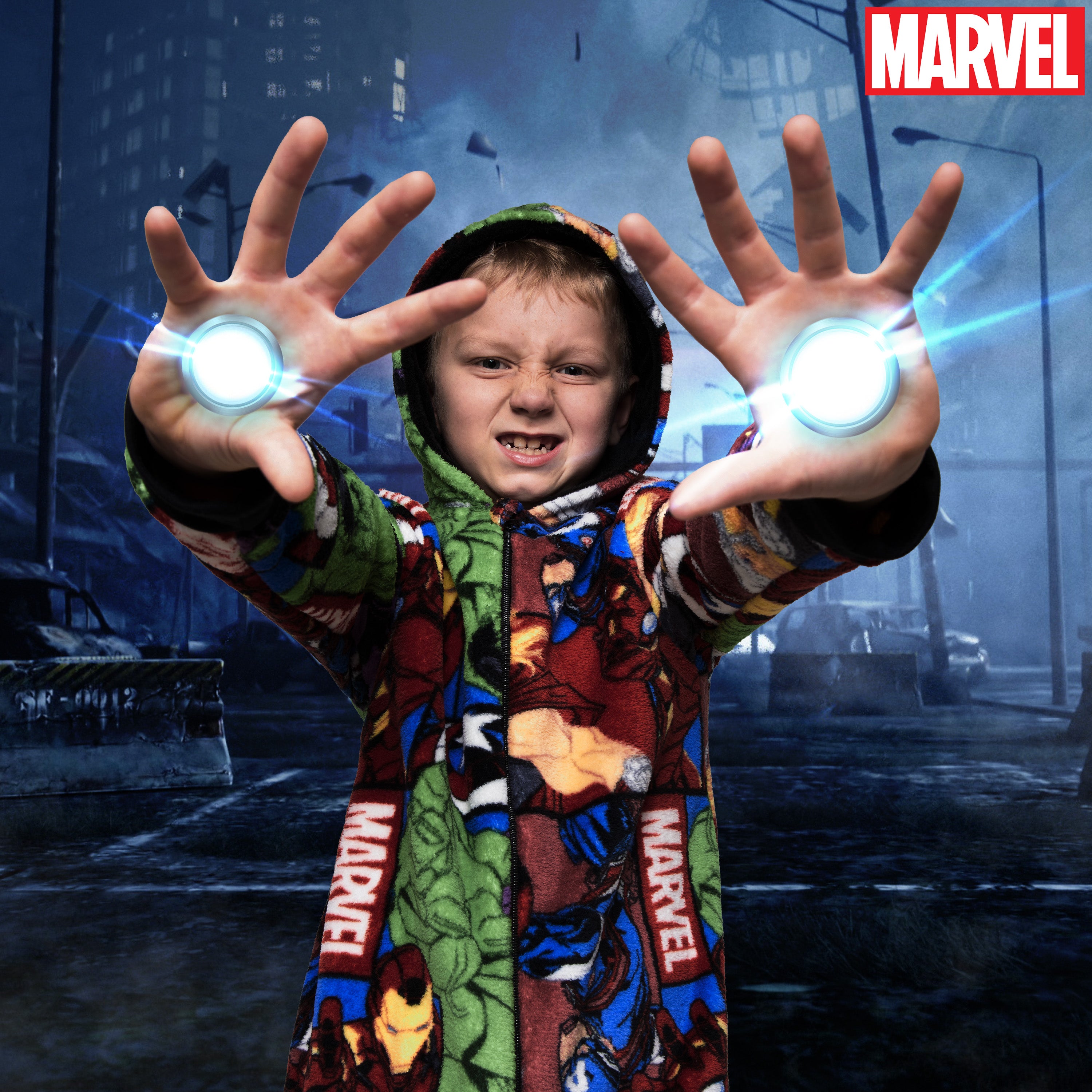 marvel-combinaison-pyjama-gar-on-polaire-7-15-ans image 2