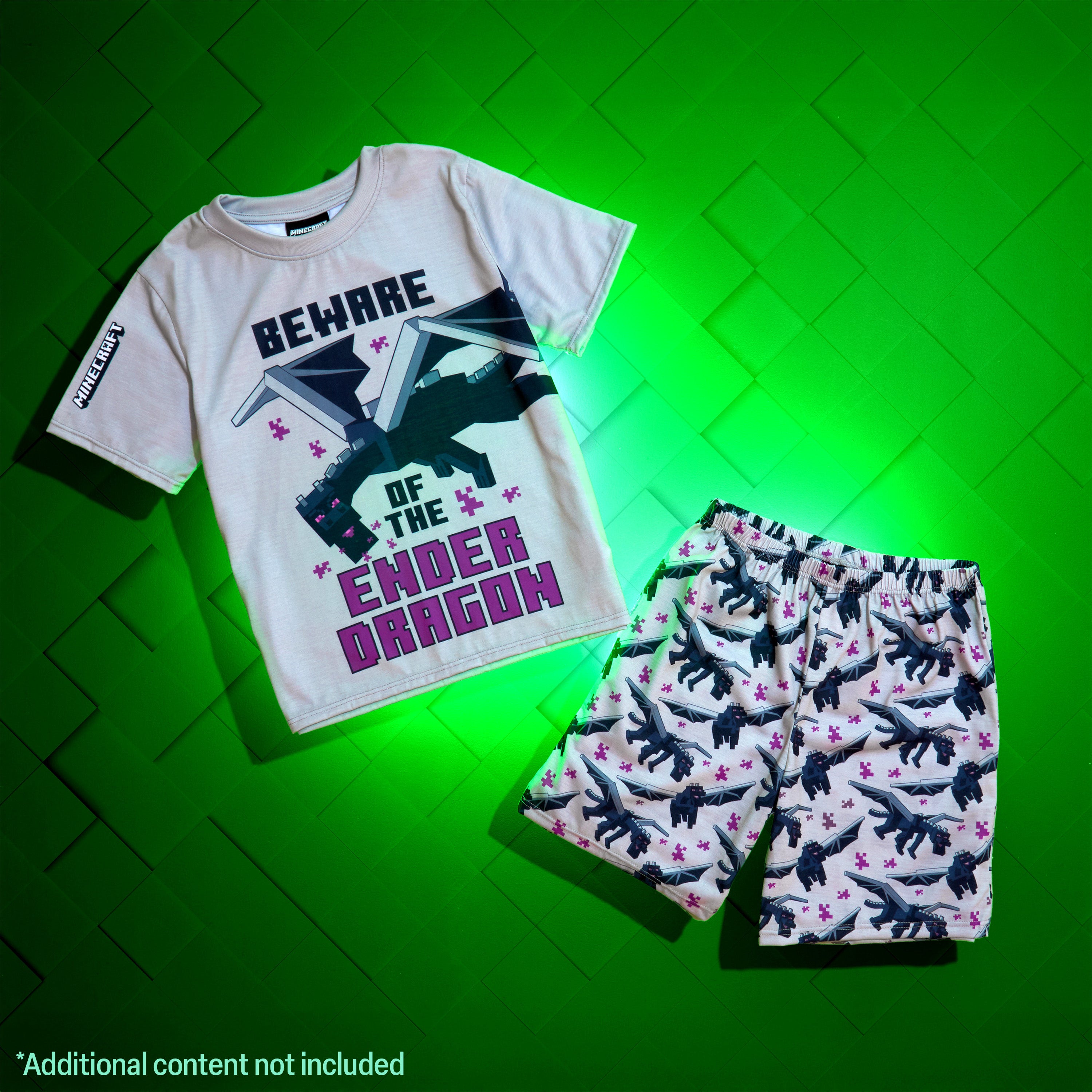 minecraft-pyjama-short-gar-on-gamer-manche-courte-9-10-ans image 5