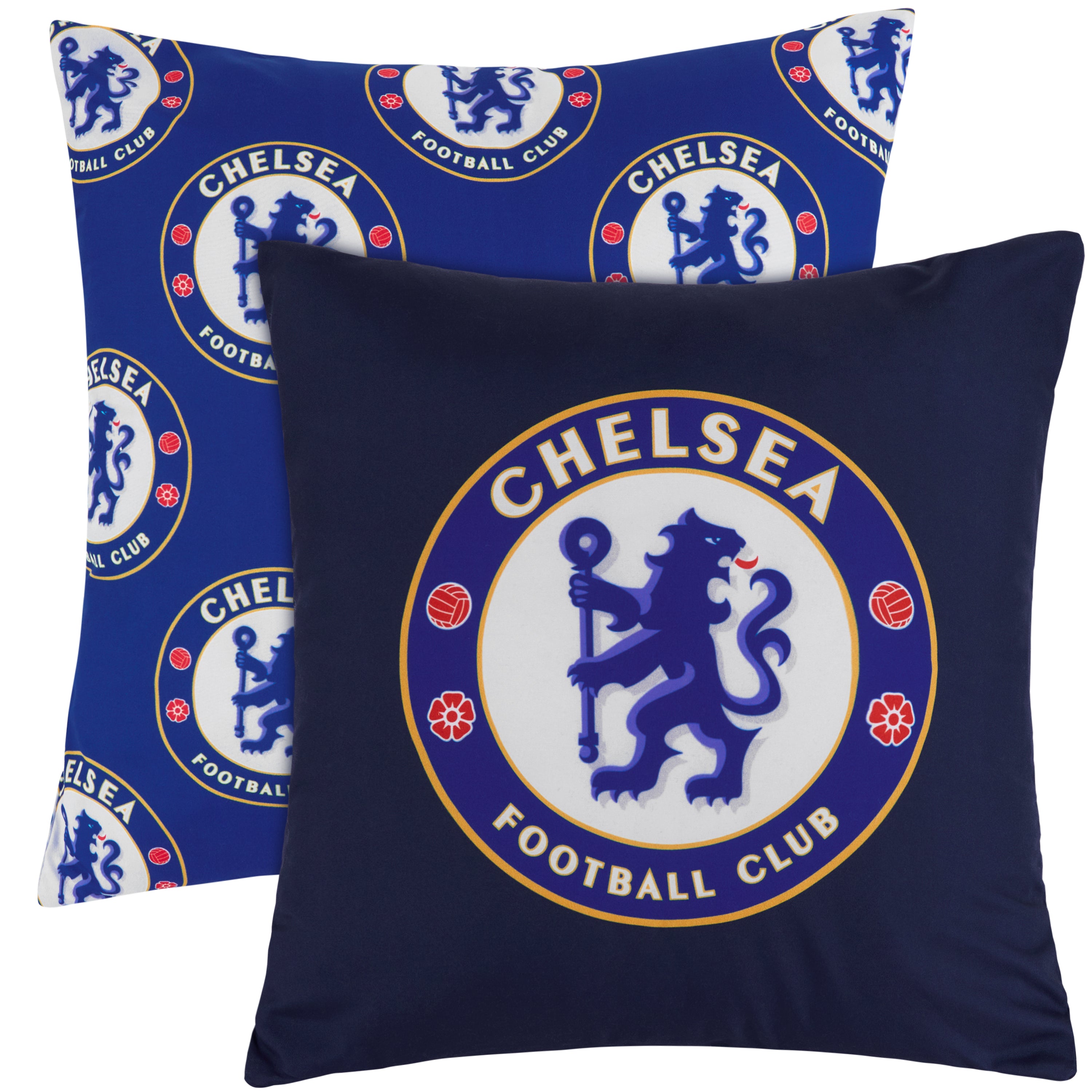 chelsea-fc-housse-coussin-39x39-cm-lot-2-bleu image 1