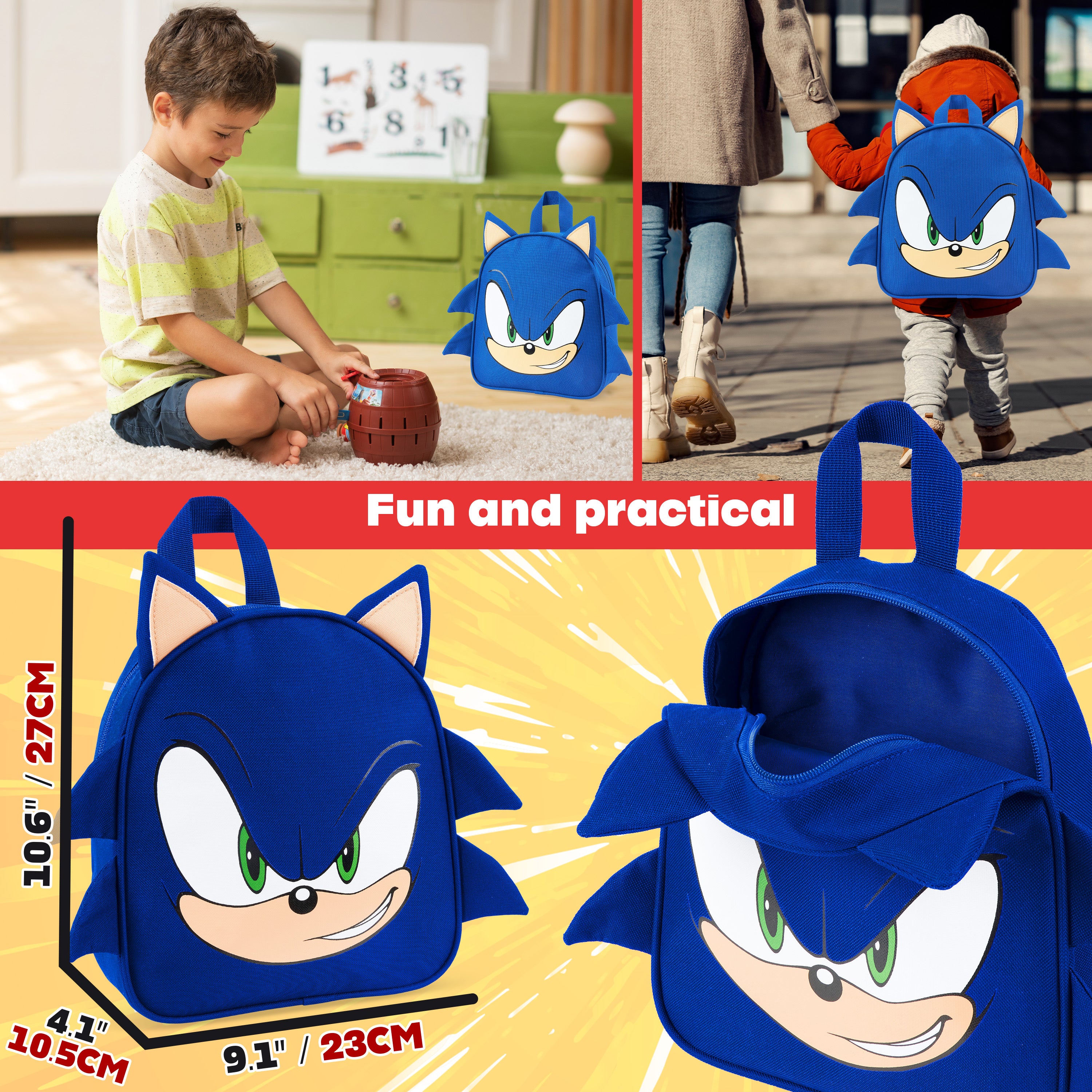 sonic-sac-dos-enfant-gamer-l-ger-rucksack-cr-che-sortie-sonic image 3