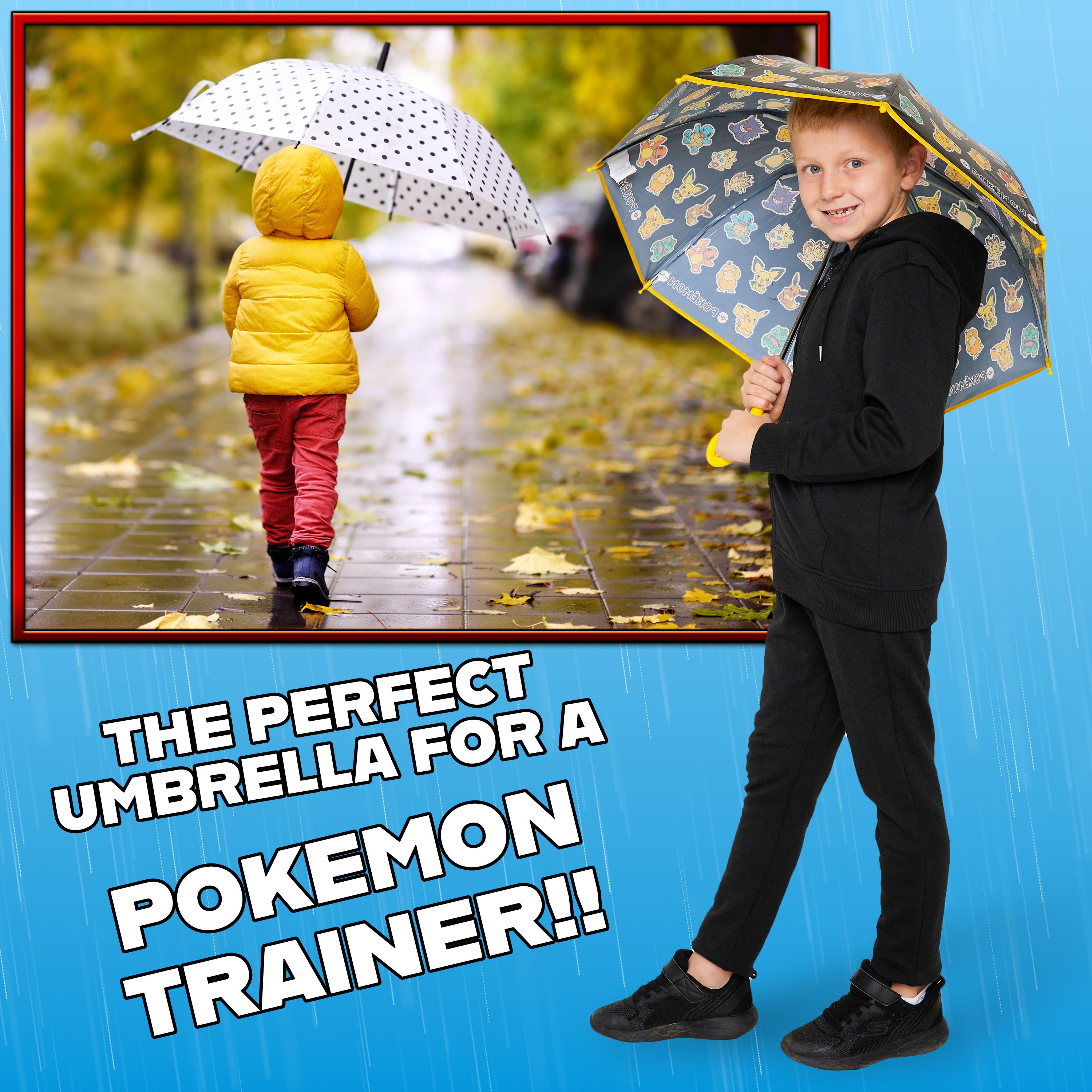 get-trend-boys-parapluie-pok-mon-d-me-enfant-l-ger-pikachu image 4