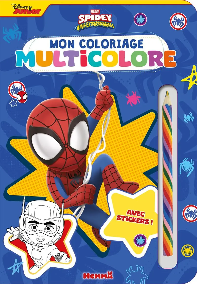 marvel-spidey-mon-coloriage-multicolore-livre-crayon-4-ans image 1