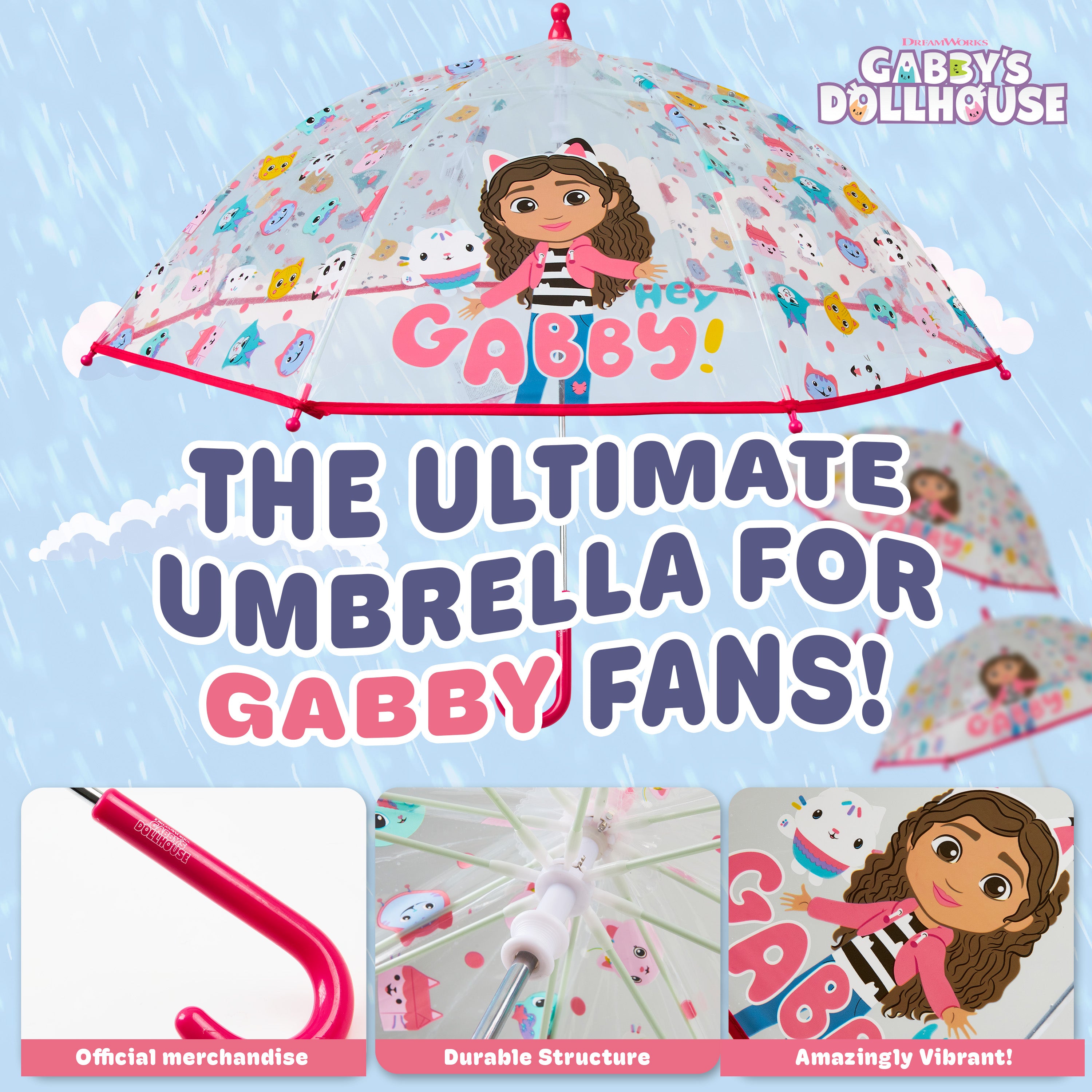 gabby-s-dollhouse-parapluie-fille-cloche-transparent-l-ger image 3